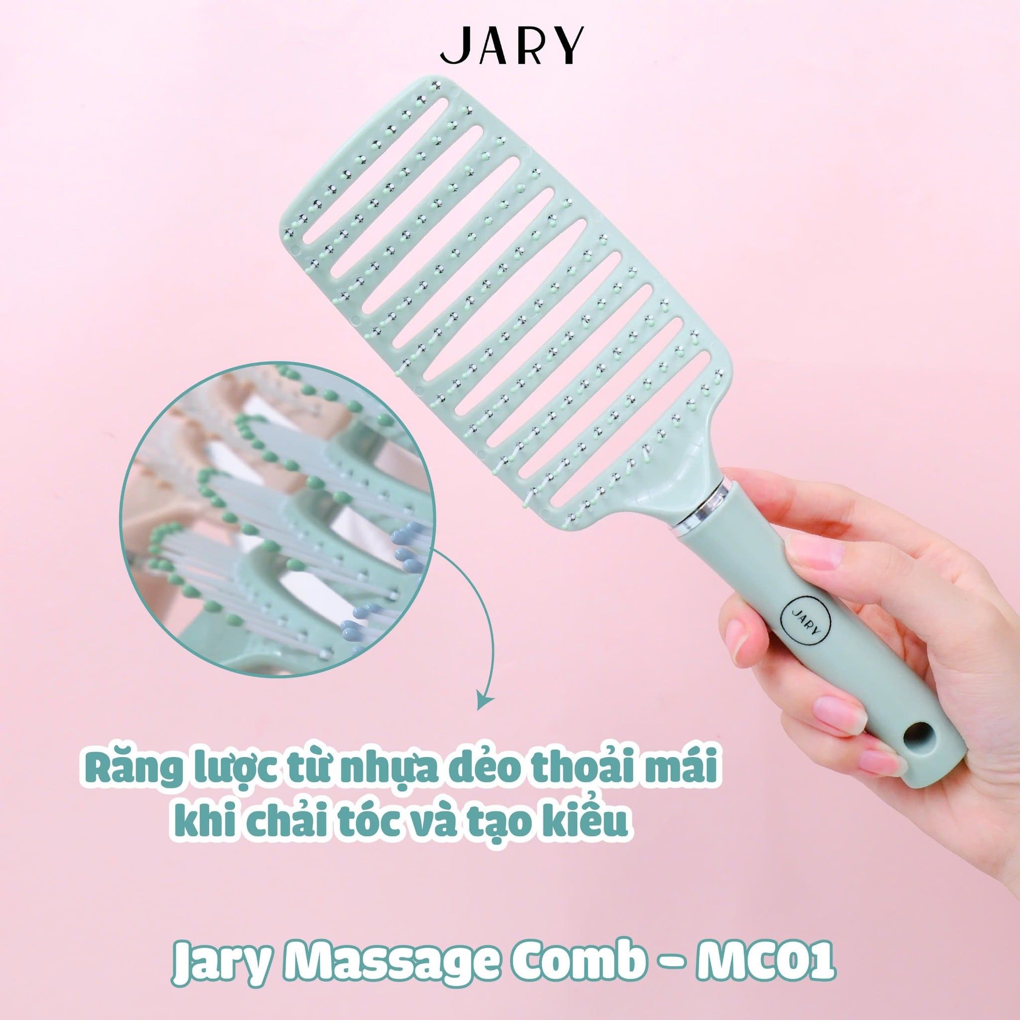 LƯỢC CHẢI TÓC MASSAGE JARY MASSAGE COMB - MC01