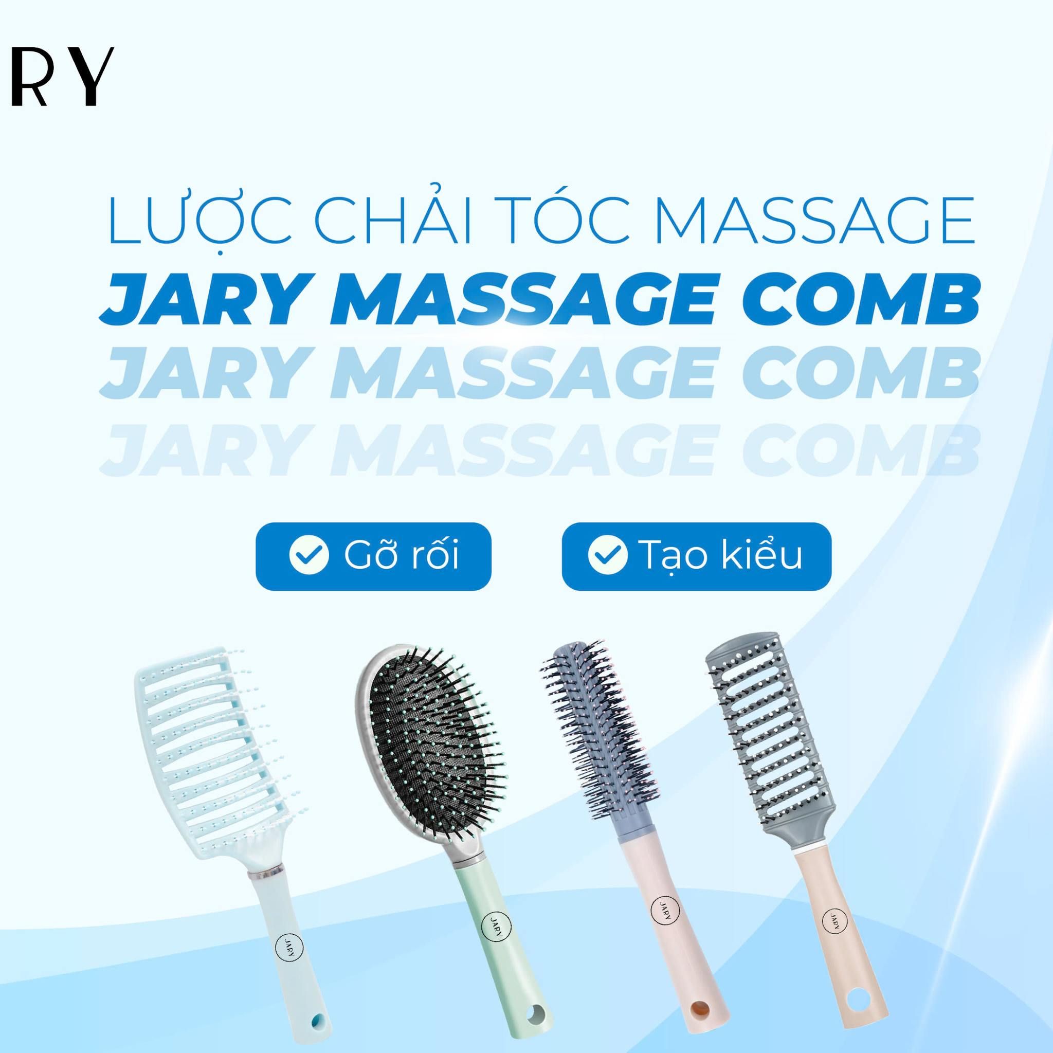 LƯỢC CHẢI TÓC MASSAGE JARY MASSAGE COMB - MC04