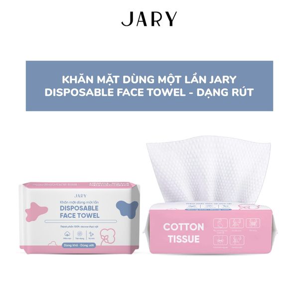 KHĂN MẶT DÙNG MỘT LẦN JARY DISPOSABLE FACE TOWEL - DẠNG RÚT
