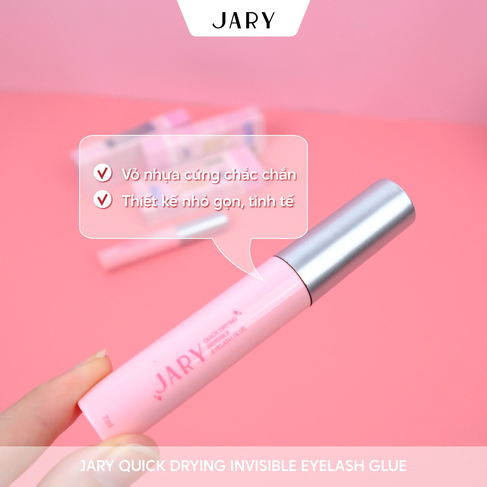 KEO DÁN MI SIÊU CHẮC, LÂU TRÔI JARY QUICK DRYING INVISIBLE EYELASH GLUE 7ML