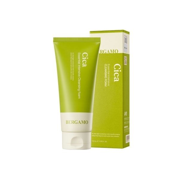 SỮA RỬA MẶT RAU MÁ BERGAMO CICA ESSENTIAL INTENSIVE CLEANSING FOAM 120ML