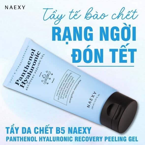 TẨY DA CHẾT B5 NAEXY PANTHENOL HYALURONIC RECOVERY PEELING GEL 150ML