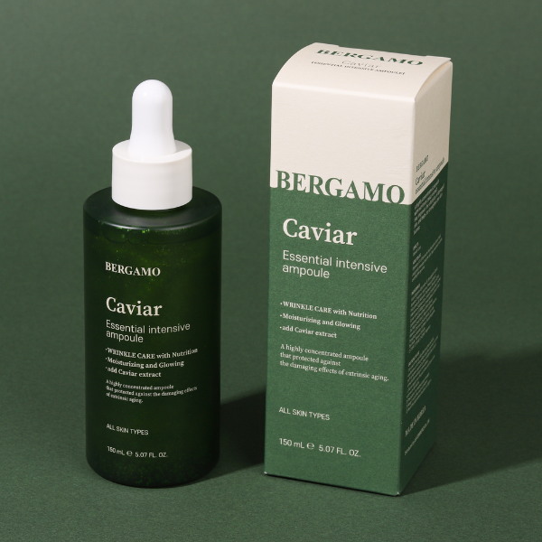TINH CHẤT TRỨNG CÁ TẦM BERGAMO CAVIAR ESSENTIAL INTENSIVE AMPOULE