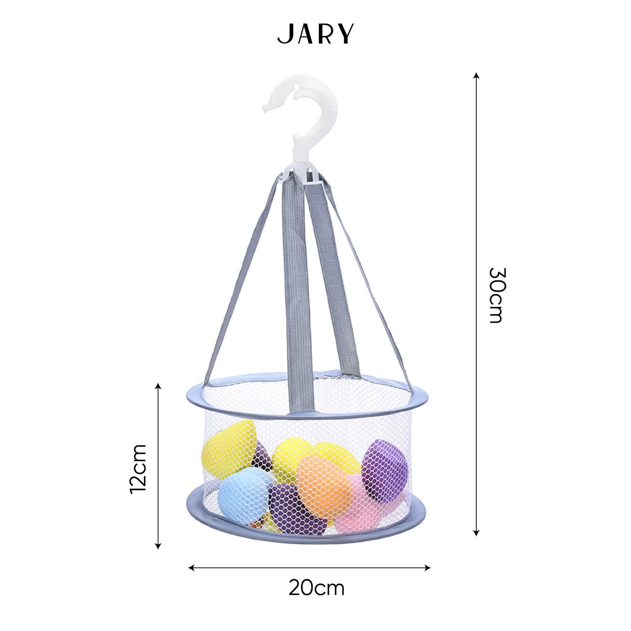 GIỎ TREO PHƠI KHÔ CỌ TRANG ĐIỂM JARY HANGING BRUSH BASKET