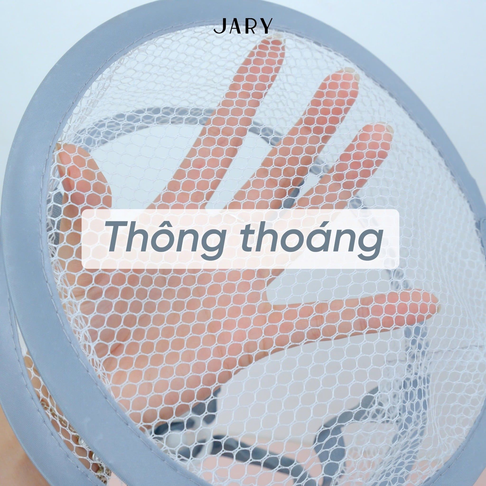 GIỎ TREO PHƠI KHÔ CỌ TRANG ĐIỂM JARY HANGING BRUSH BASKET