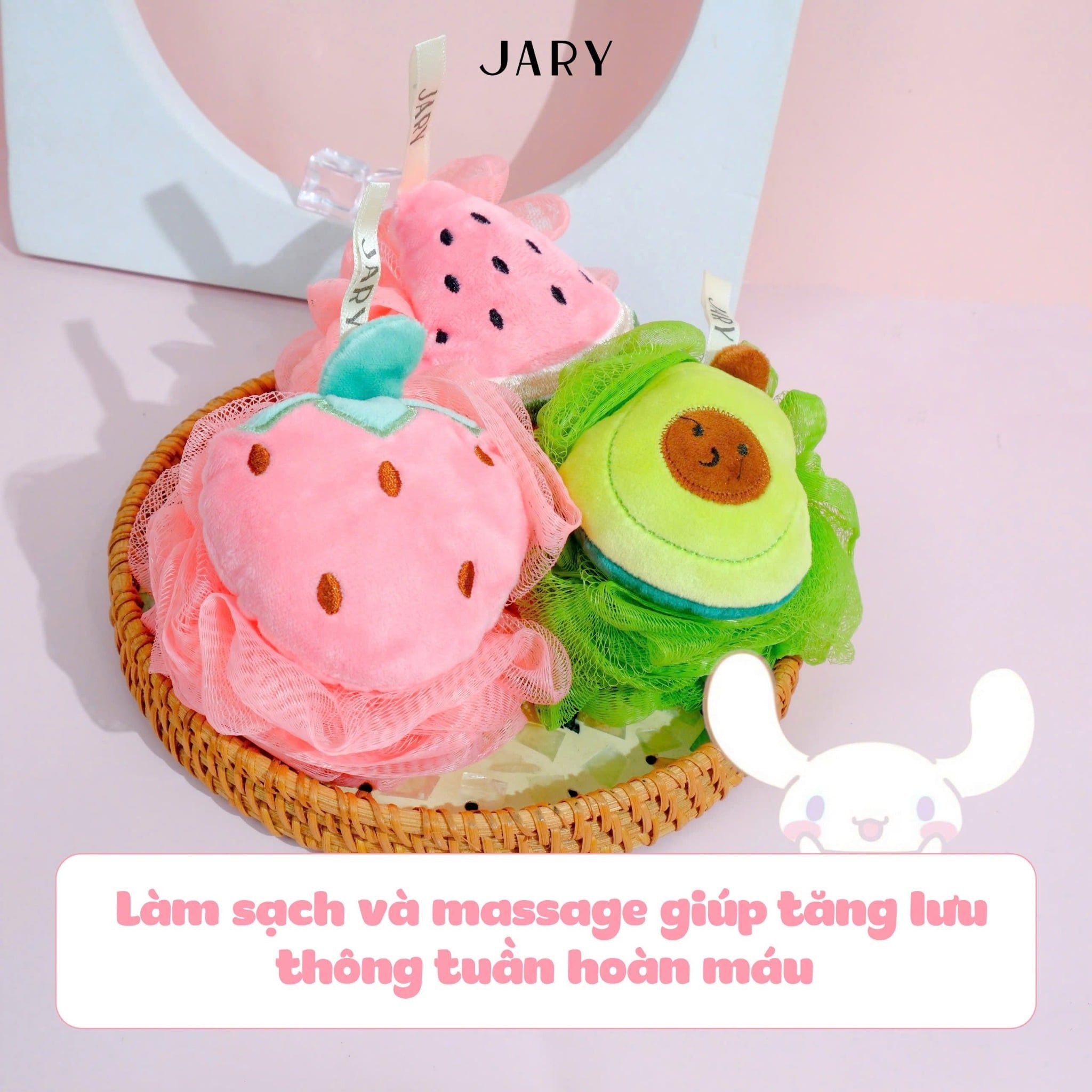 BÔNG TẮM TRÁI CÂY JARY LOOFAH BATH SPONGE