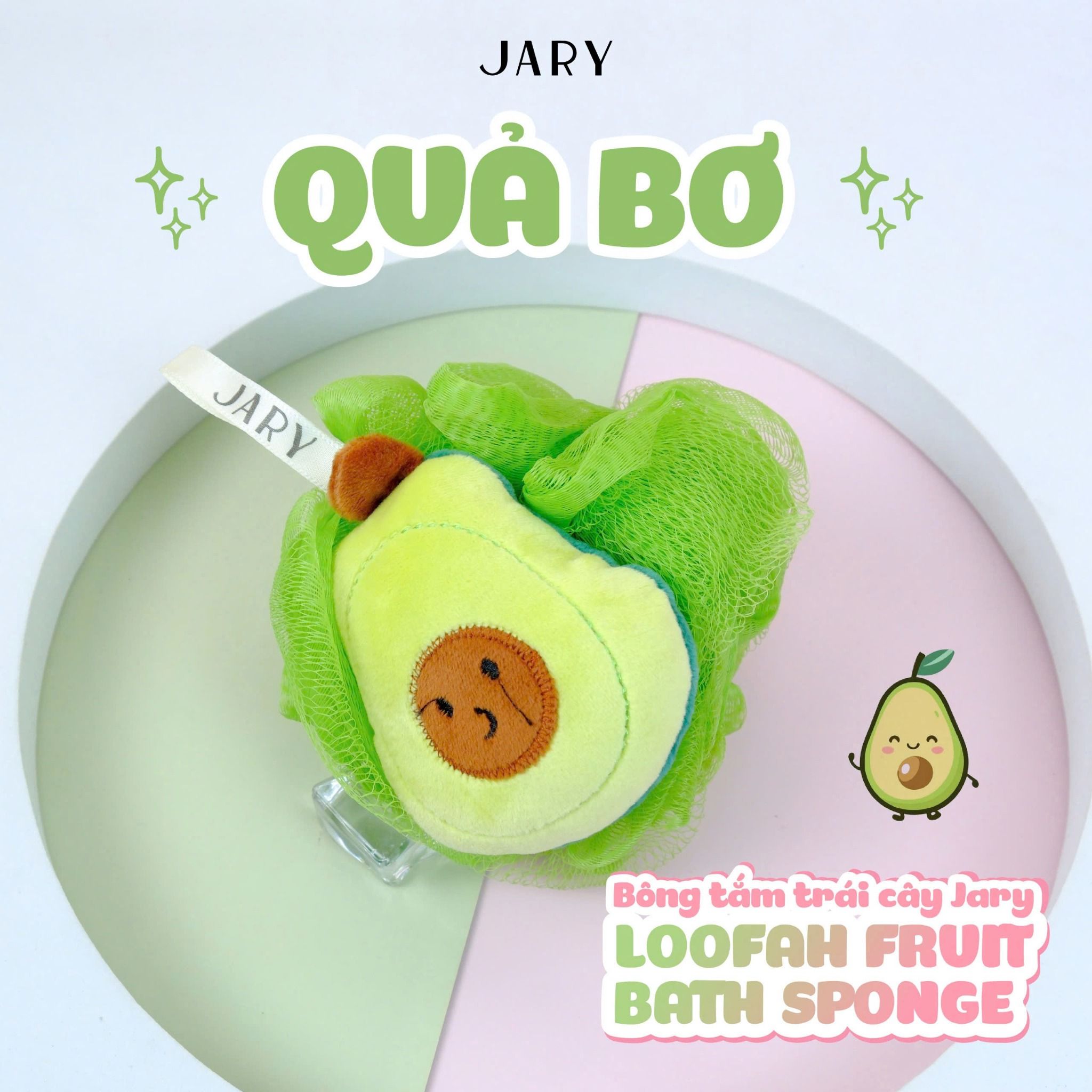 BÔNG TẮM TRÁI CÂY JARY LOOFAH BATH SPONGE