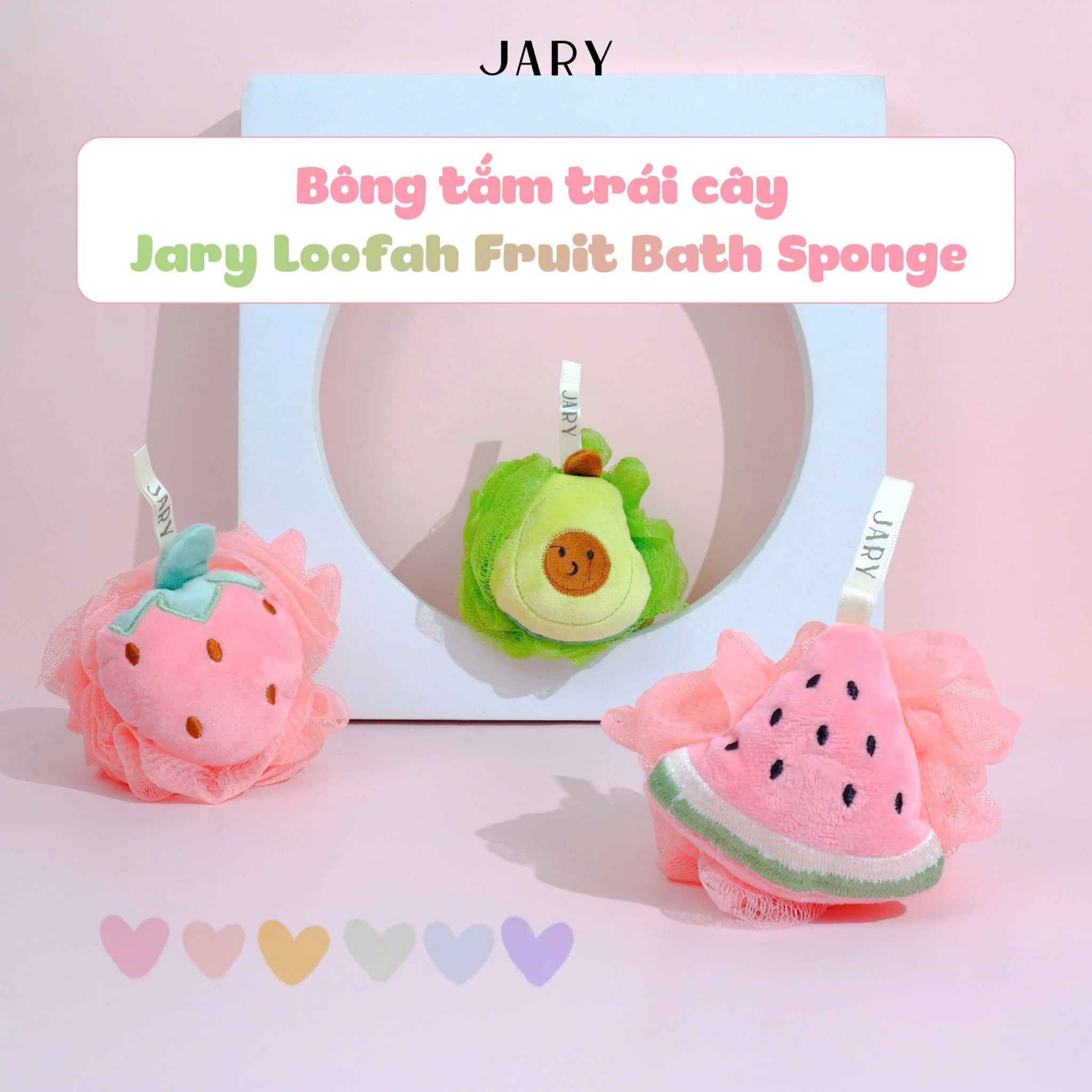 BÔNG TẮM TRÁI CÂY JARY LOOFAH BATH SPONGE