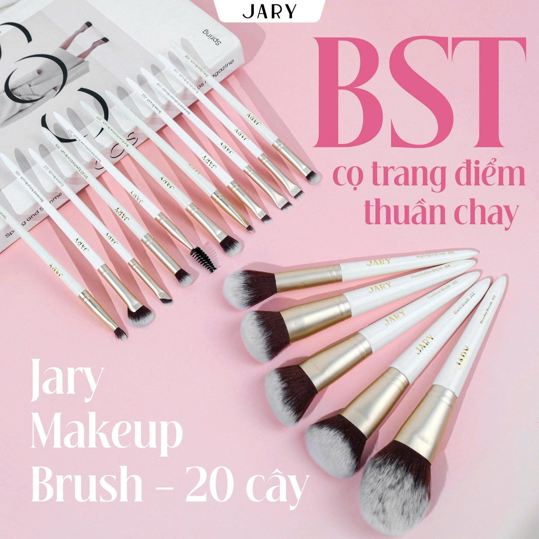CỌ XOẮN CHẢI LÔNG MI VÀ MÀY JARY EYEBROW AND EYELASH BRUSH - J17