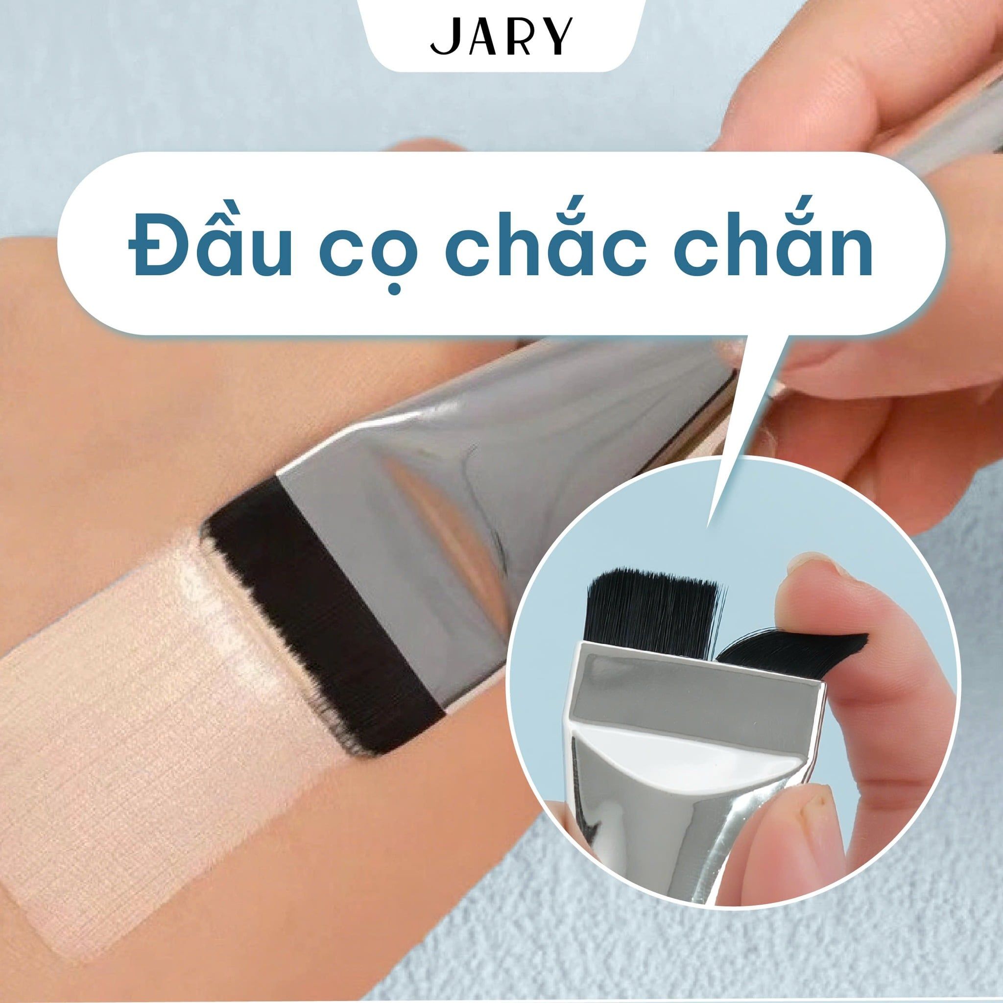 CỌ TÁN KEM NỀN DẠNG LỎNG ĐẦU DẸT JARY SUPER THIN FOUNDATION BRUSH