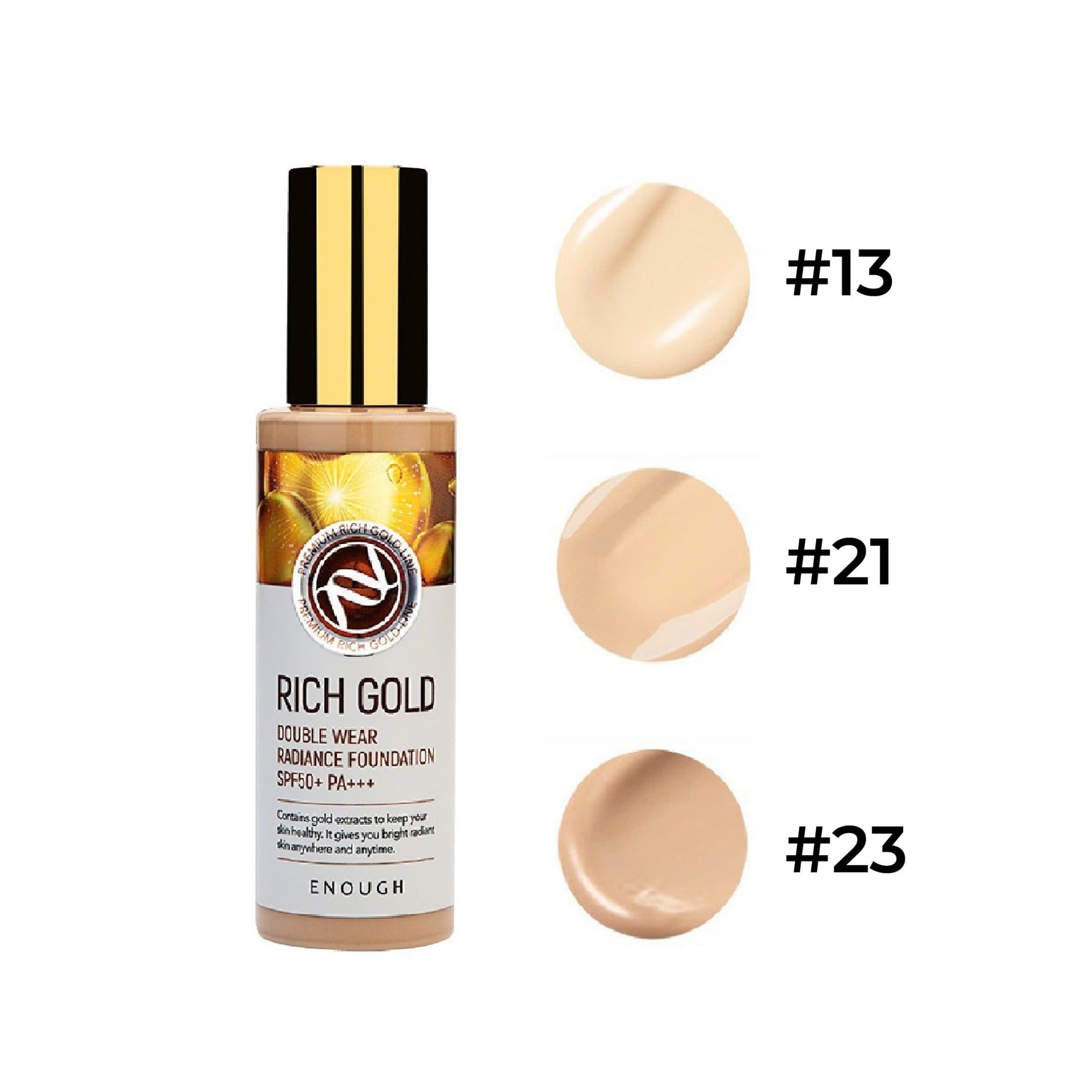 KEM NỀN VÀNG CAO CẤP ENOUGH PREMIUM RICH GOLD DOUBLE WEAR RADIANCE FOUNDATION 100ML