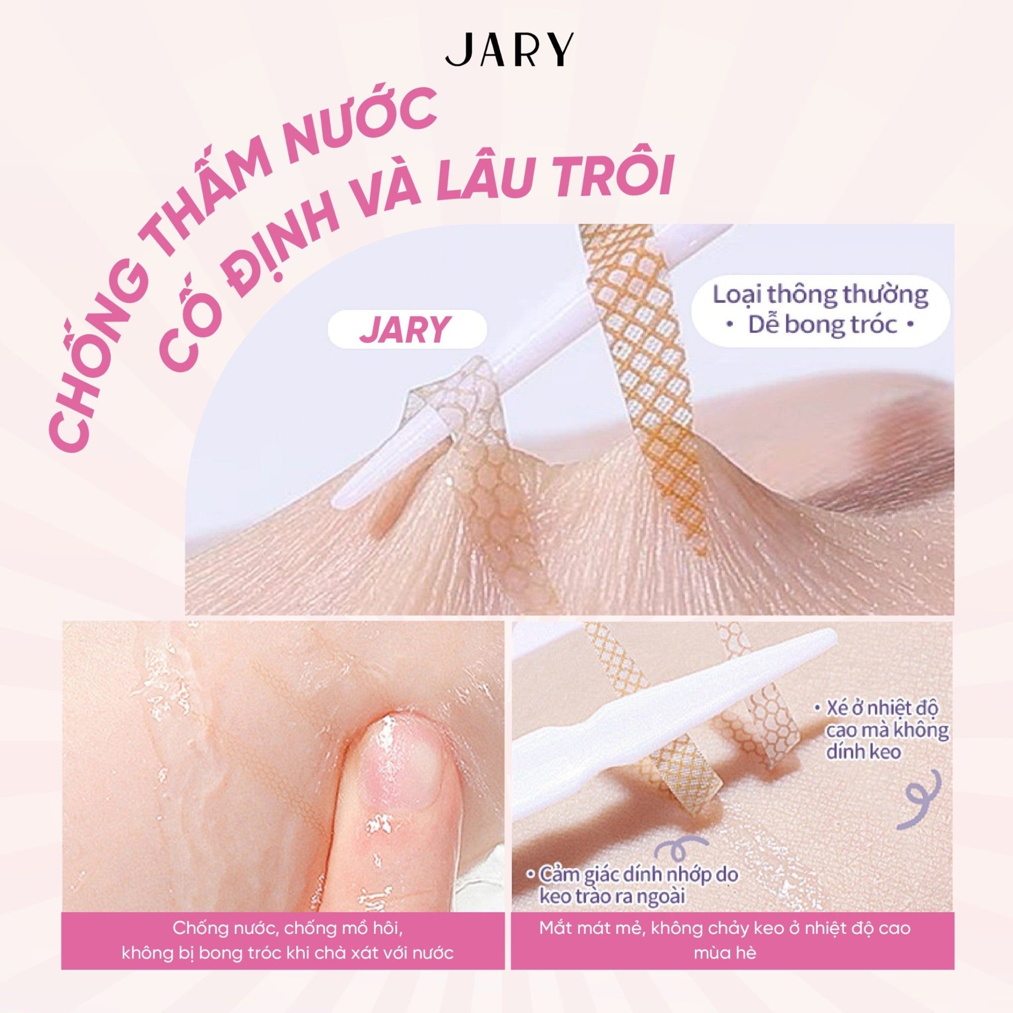 MIẾNG DÁN KÍCH MÍ TÀNG HÌNH JARY EYELID TAPE 120 MIẾNG - SIZE L