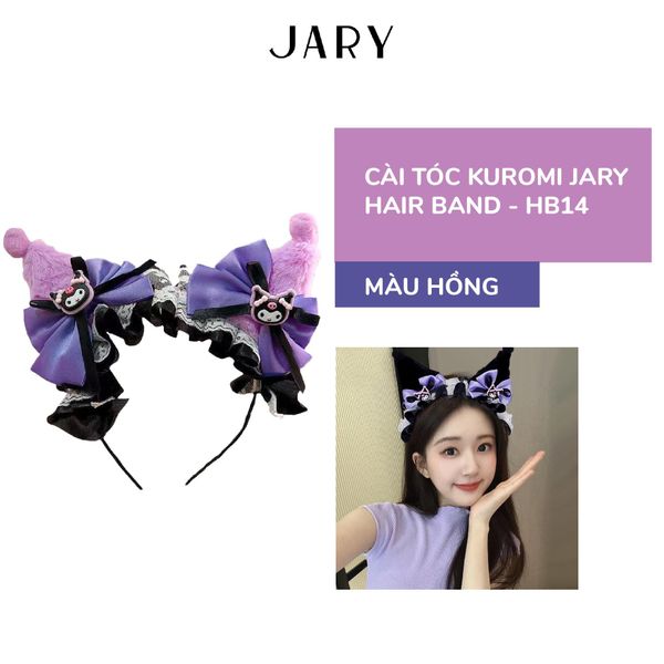 CÀI TÓC KUROMI JARY HAIR BAND - HB14 - MÀU HỒNG