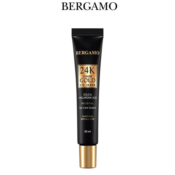 LĂN GIẢM THÂM MẮT VÀNG BERGAMO 24K LUXURY GOLD EYE SERUM 30ML