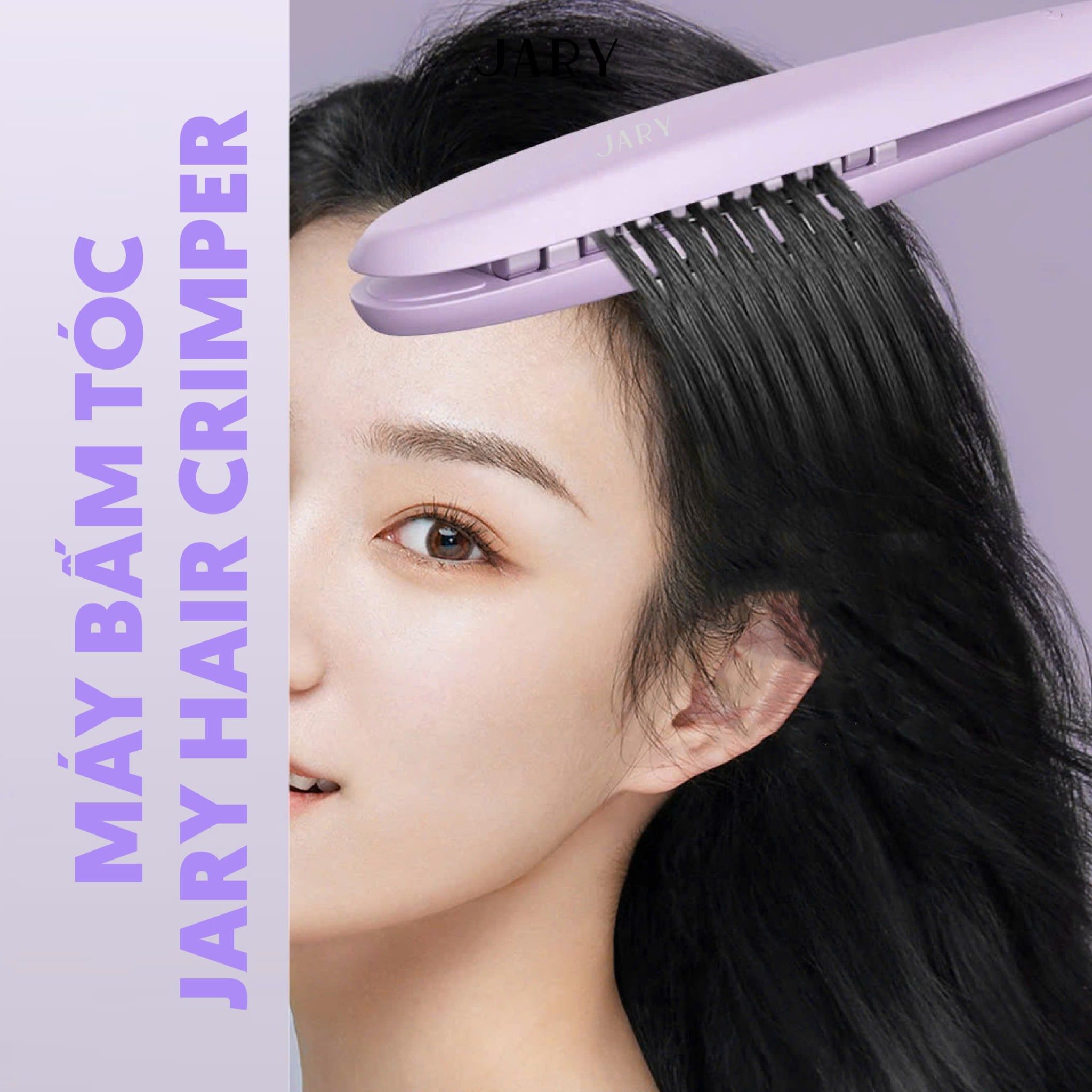 MÁY BẤM PHỒNG TÓC JARY HAIR CRIMPER - TONE TÍM