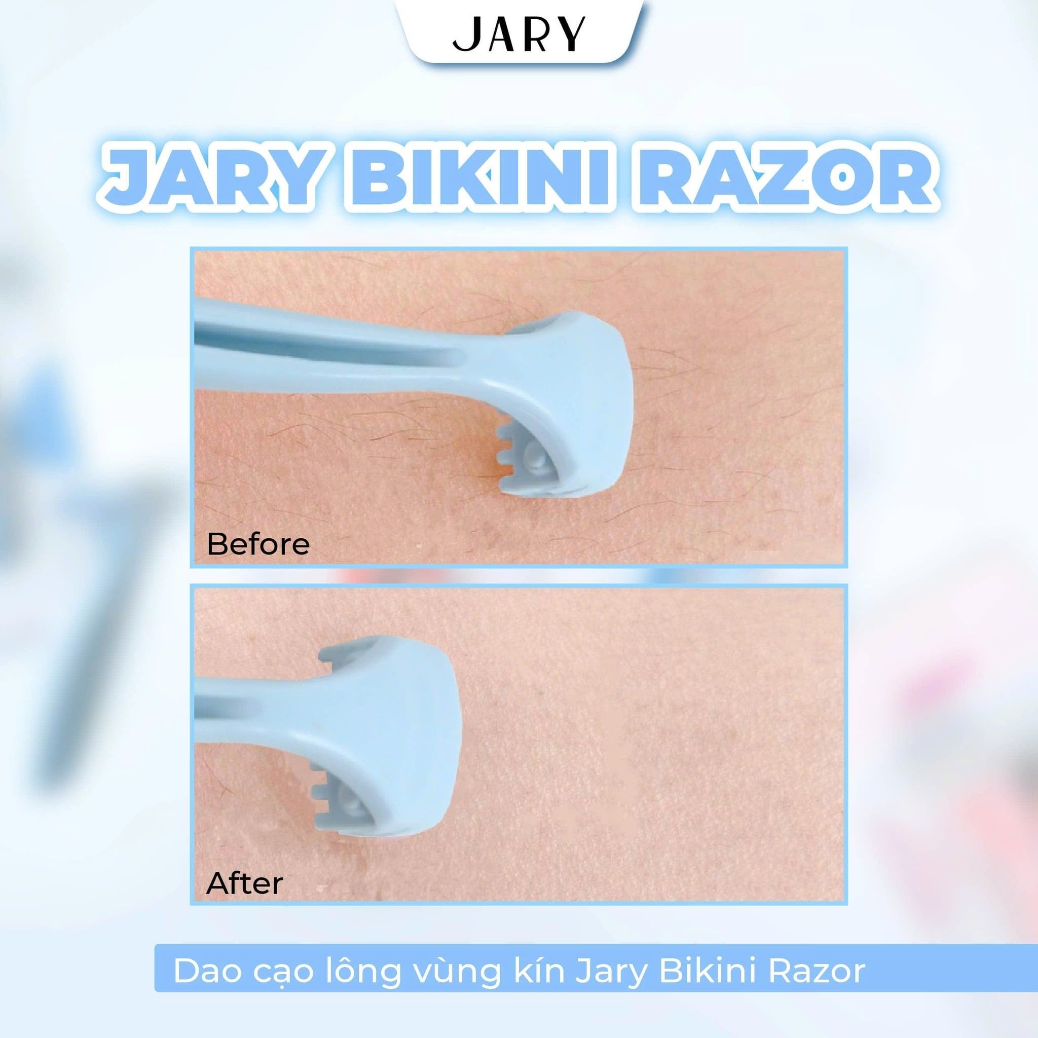 DAO CẠO LÔNG VÙNG KÍN JARY BIKINI RAZOR - SET 2 CÁI - MÀU HỒNG