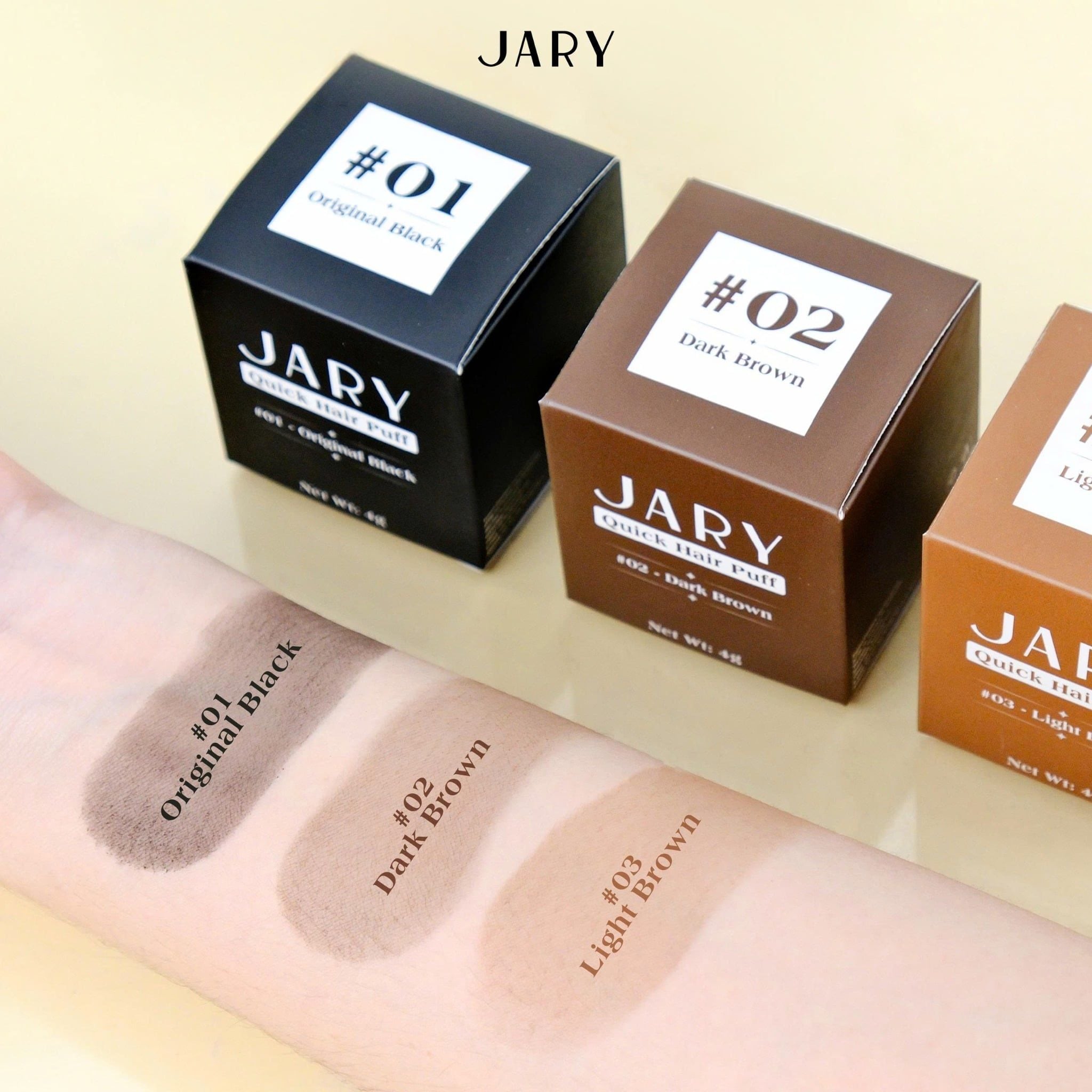 PHẤN CHẤM HÓI TÓC JARY QUICK HAIR PUFF
