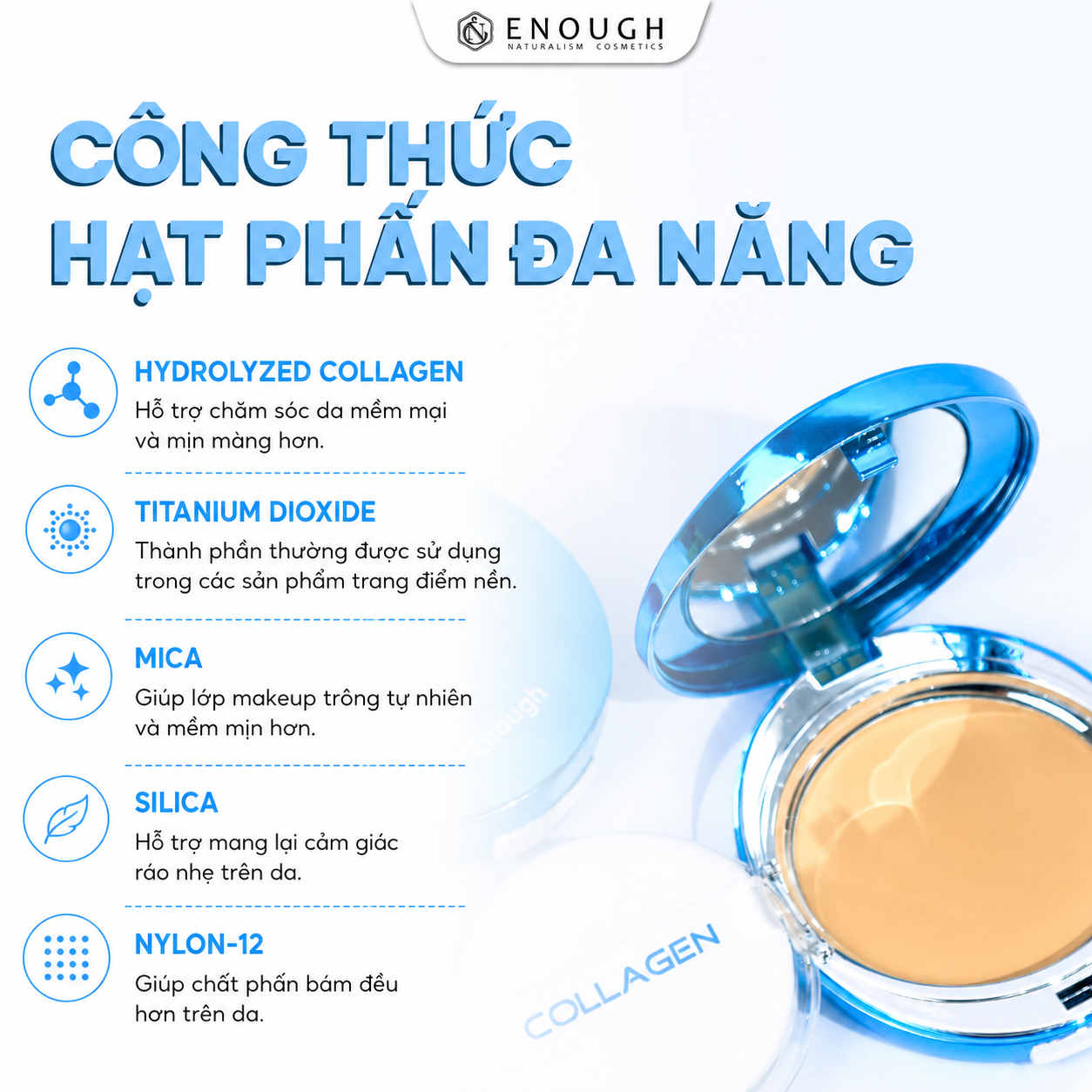 PHẤN PHỦ 2 LÕI COLLAGEN ENOUGH COLLAGEN TWOWAY CAKE