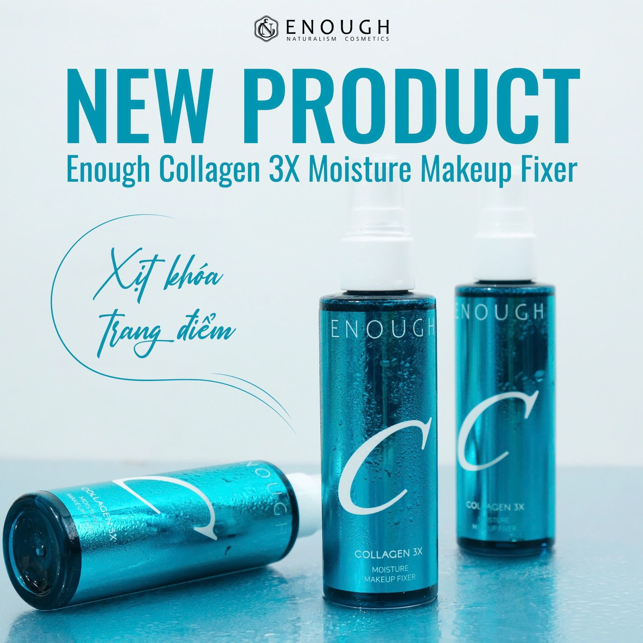 XỊT KHÓA NỀN COLLAGEN 3X ENOUGH COLLAGEN 3X MOISTURE MAKEUP FIXER 100ML