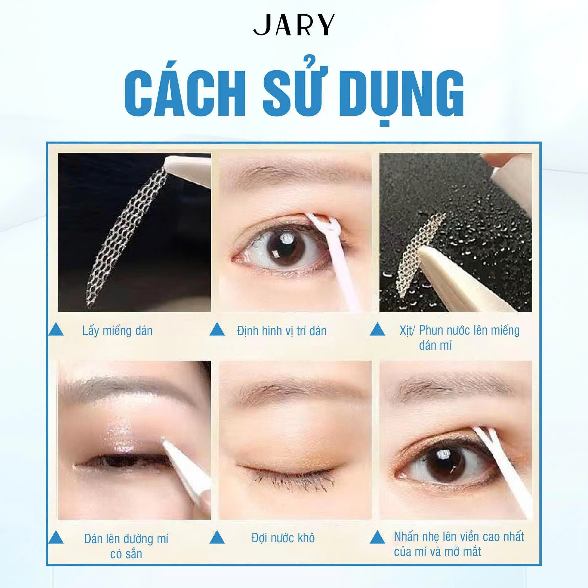 MIẾNG DÁN MÍ LƯỚI SẴN KEO DẠNG XỊT NƯỚC JARY WATER SPRAY EYELID TAPE - SIZE M