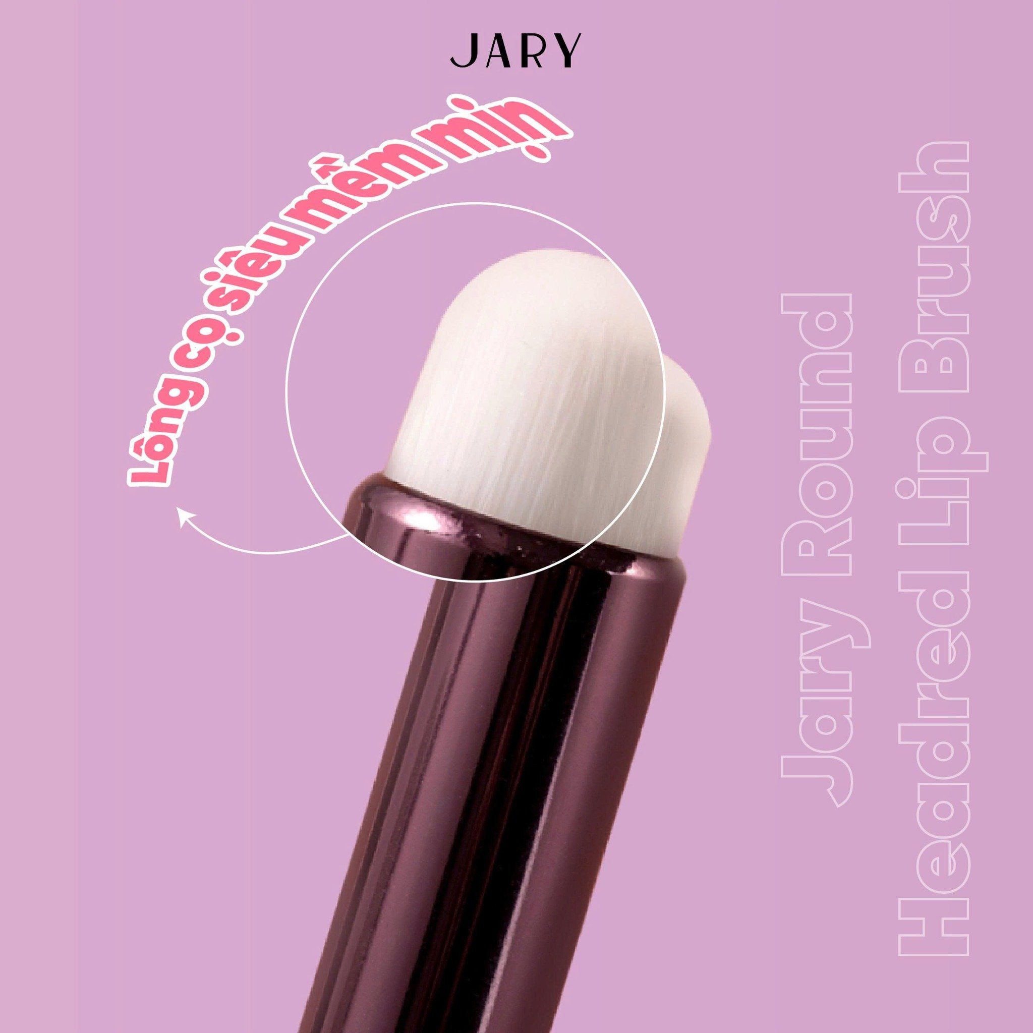 CỌ TÁN MÔI ĐẦU TRÒN LÙN JARY ROUND HEADRED LIP BRUSH - CÓ TÚI