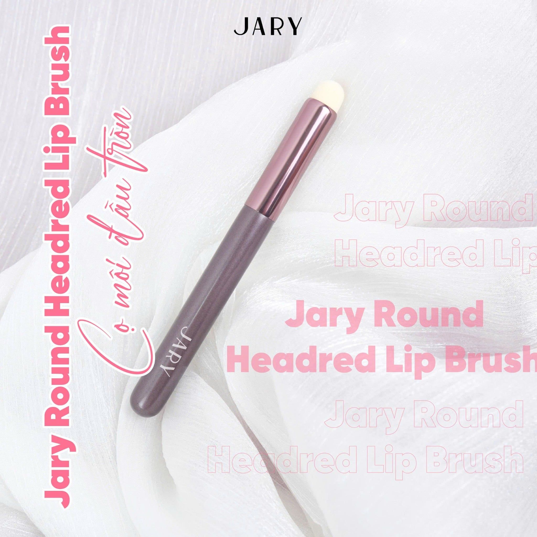 CỌ TÁN MÔI ĐẦU TRÒN LÙN JARY ROUND HEADRED LIP BRUSH - CÓ TÚI