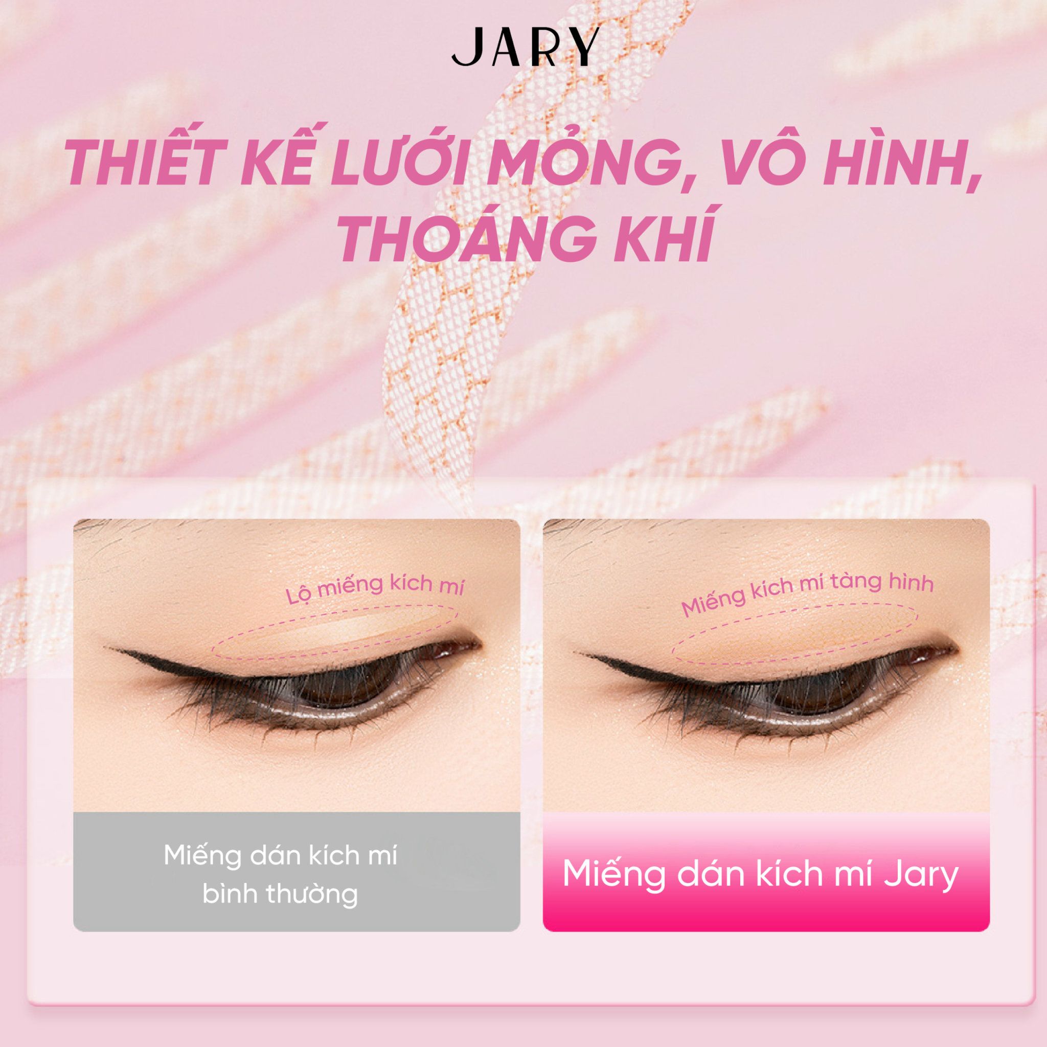 MIẾNG DÁN KÍCH MÍ TÀNG HÌNH JARY EYELID TAPE 120 MIẾNG - SIZE M