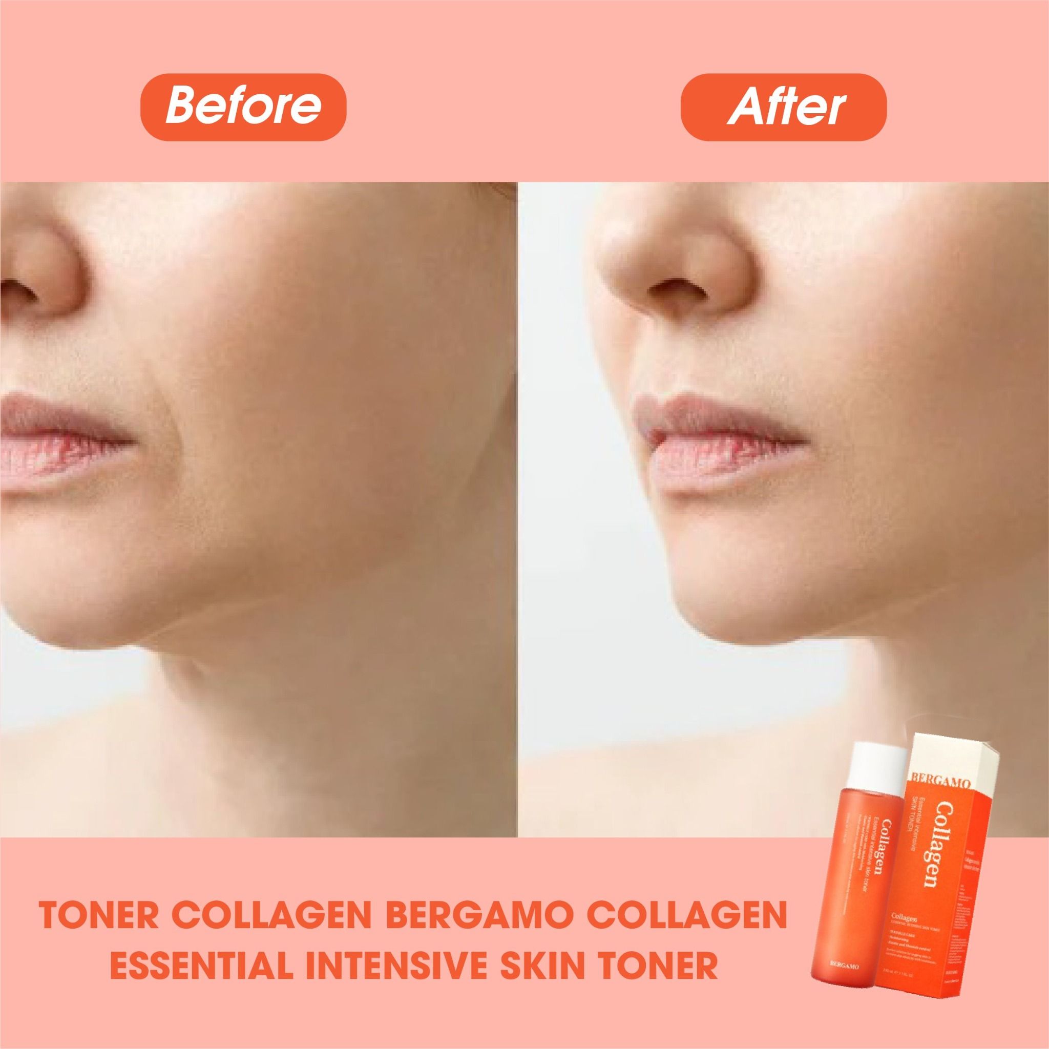 TONER COLLAGEN BERGAMO COLLAGEN ESSENTIAL INTENSIVE SKIN TONER 210ML