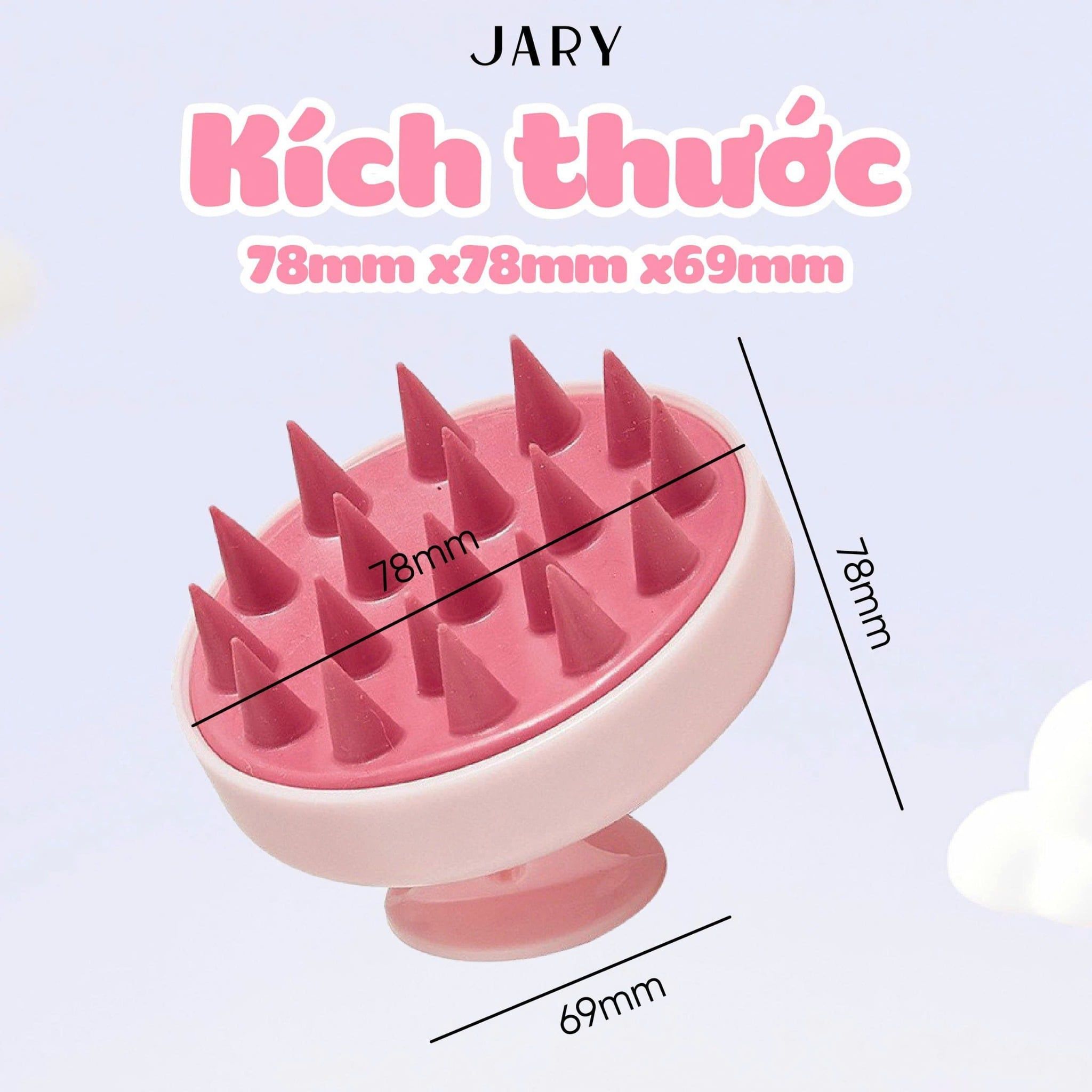 LƯỢC GỘI ĐẦU JARY SCALP MASSAGING SHAMPOO BRUSH