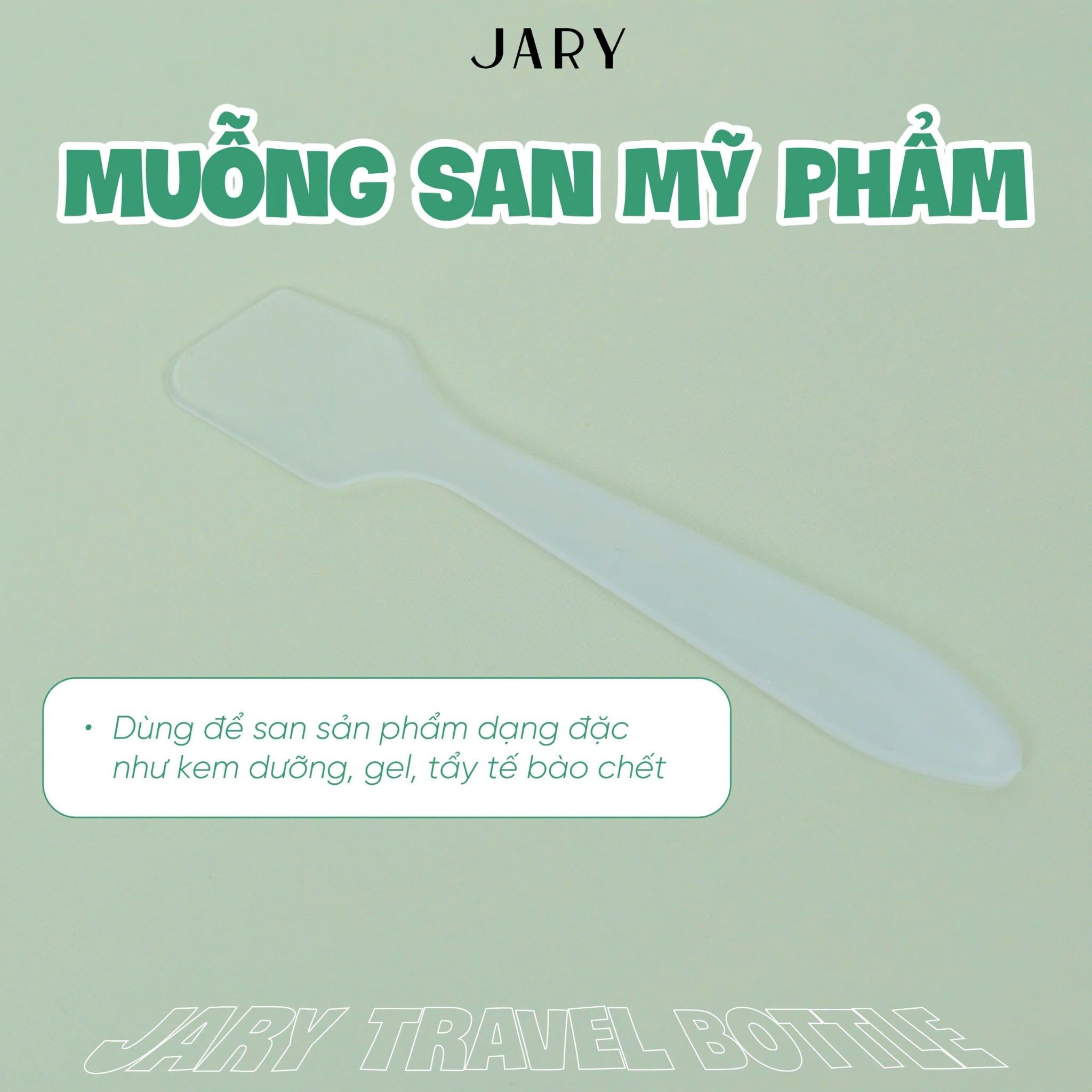 BỘ CHAI LỌ CHIẾT MỸ PHẨM JARY TRAVEL BOTTLE SET - 02 - MÀU XANH LÁ