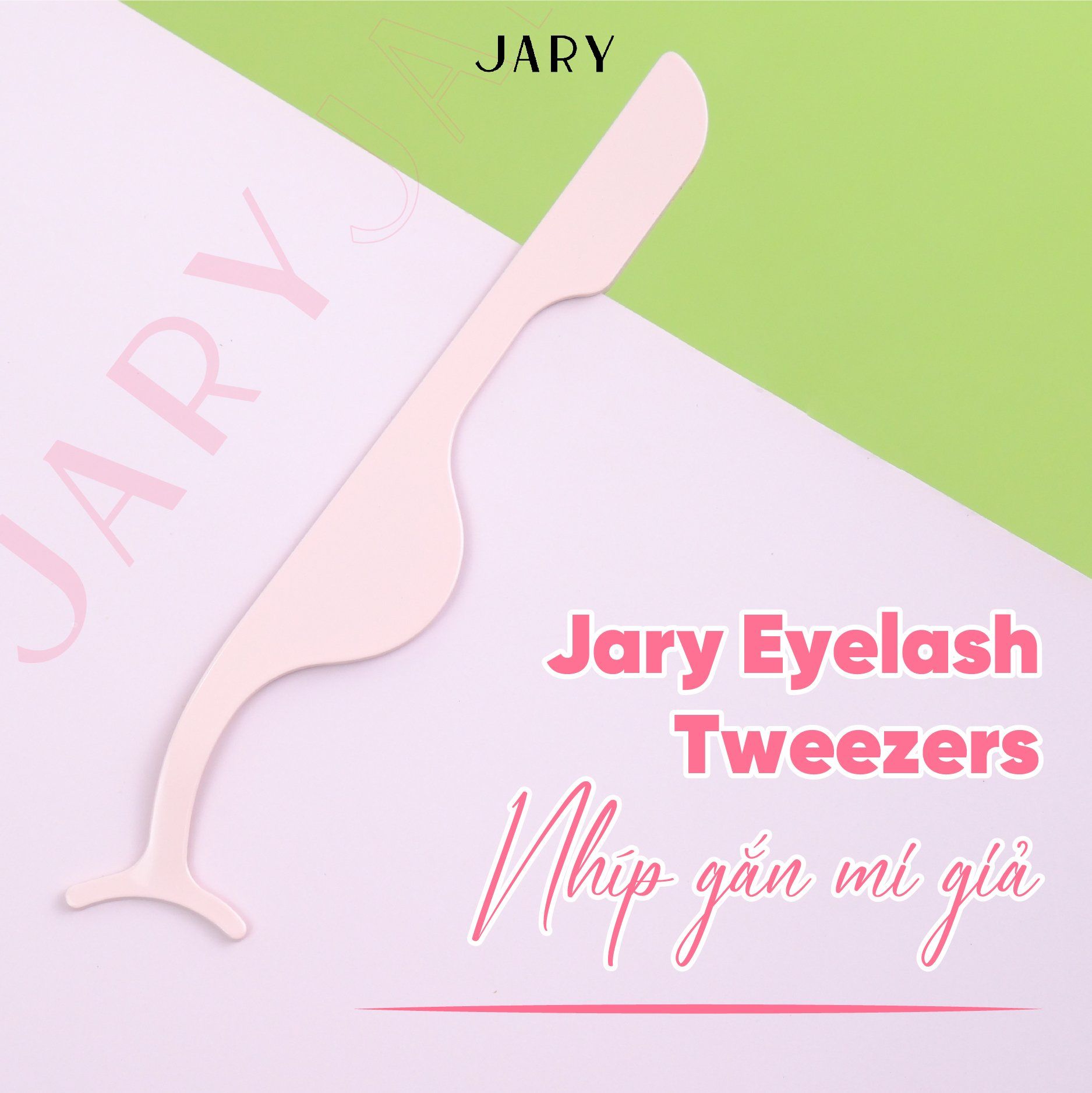 NHÍP GẮN LÔNG MI DẢI BÁN NGUYỆT JARY EYELASH TWEEZERS - T01