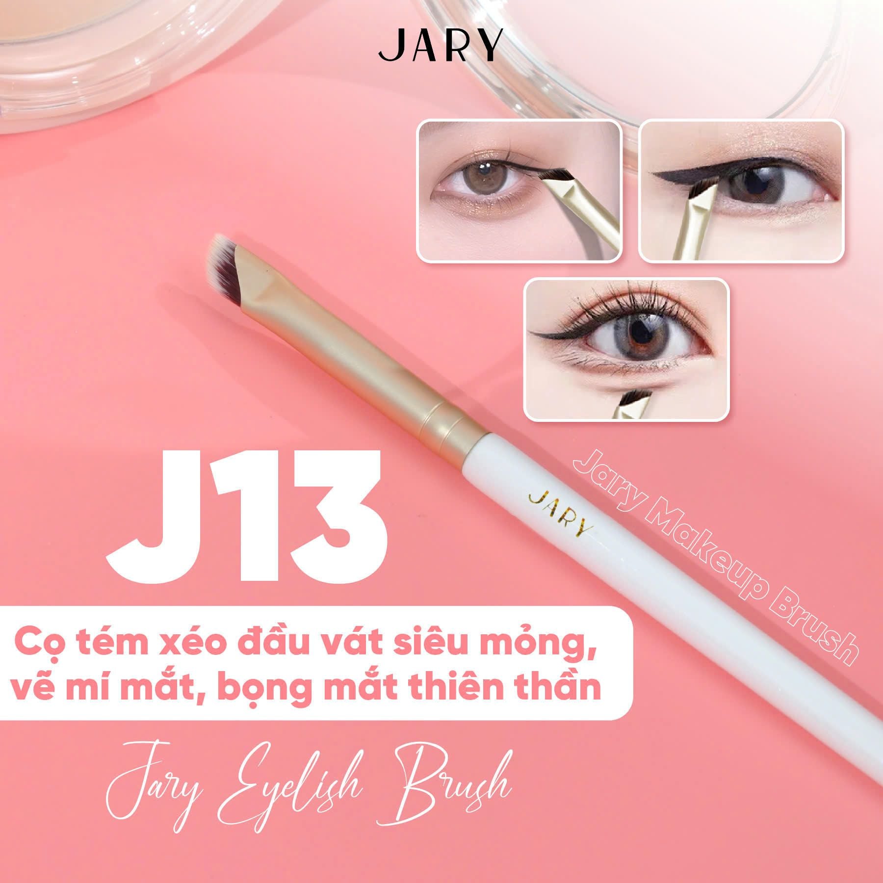 CỌ VẼ BỌNG MẮT, KẺ MÍ MẮT DẠNG GEL JARY EYELID BRUSH J13
