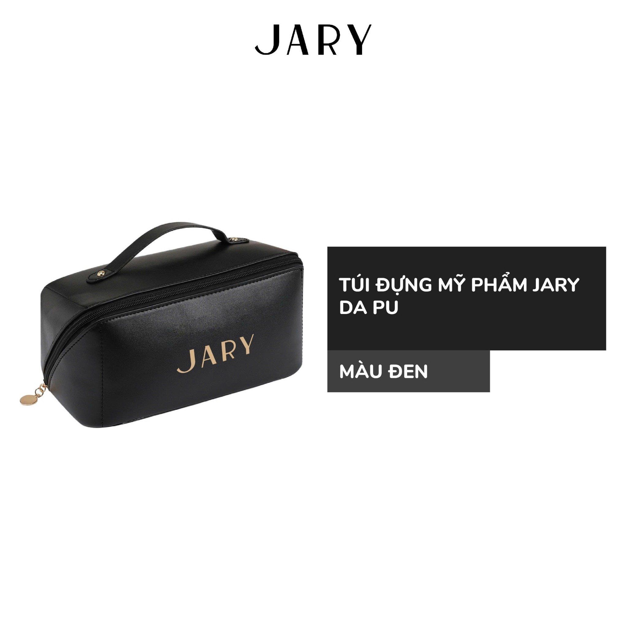 TÚI ĐỰNG MỸ PHẨM JARY DA PU - MÀU ĐEN