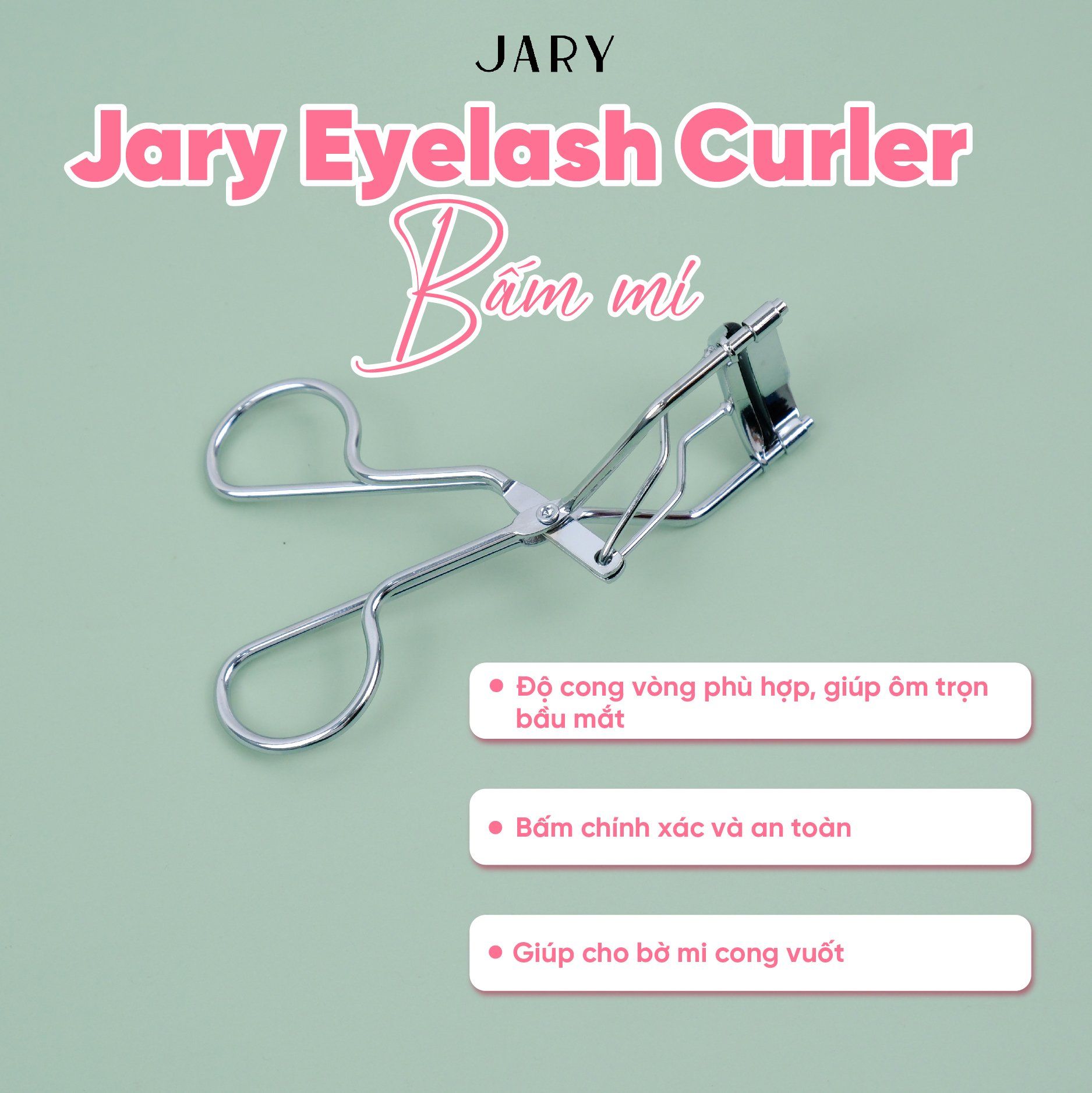 KẸP BẤM MI JARY EYELASH CURLER - UNBOX