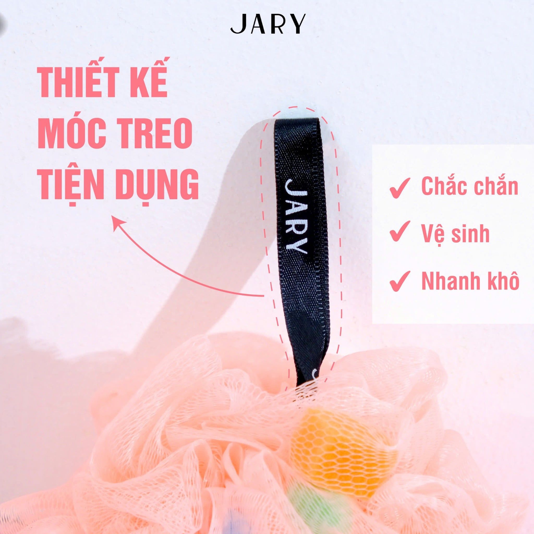 BÔNG TẮM XƠ MƯỚP CÓ MÚT JARY LOOFAH SPONGE 50G