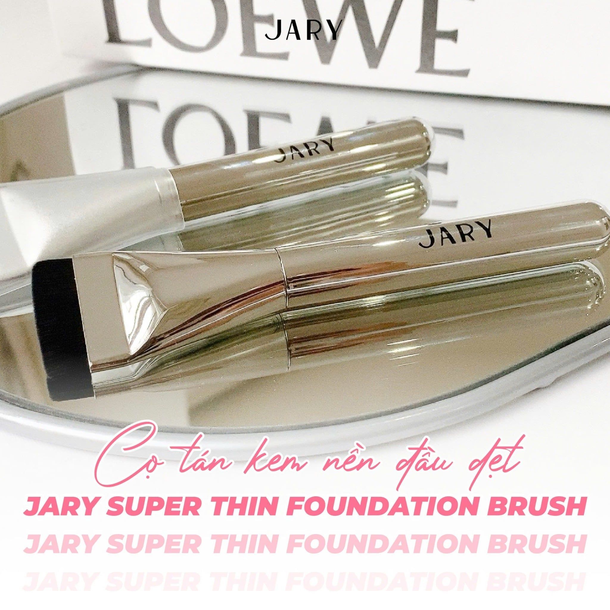 CỌ TÁN KEM NỀN DẠNG LỎNG ĐẦU DẸT JARY SUPER THIN FOUNDATION BRUSH
