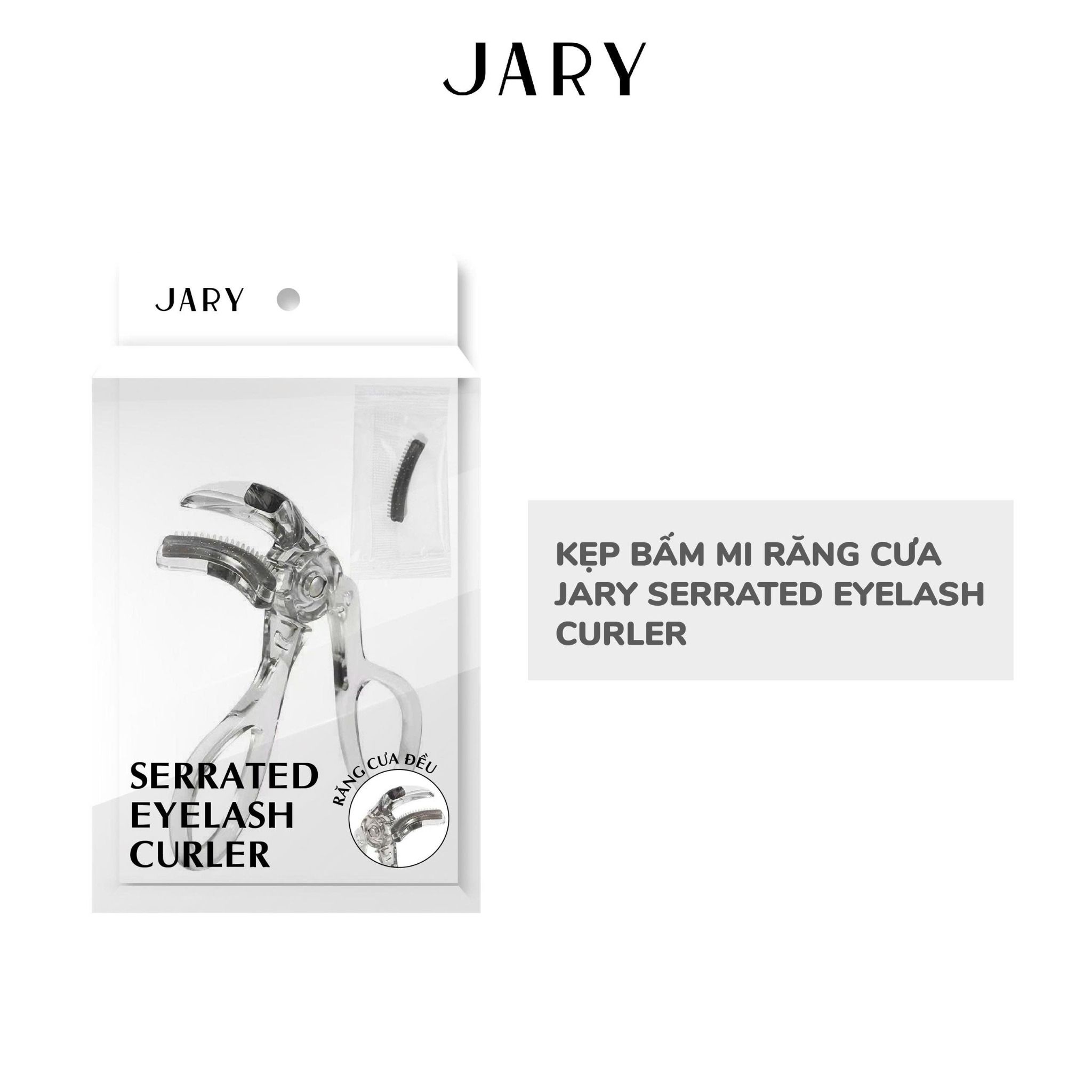 KẸP BẤM MI RĂNG CƯA JARY SERRATED EYELASH CURLER