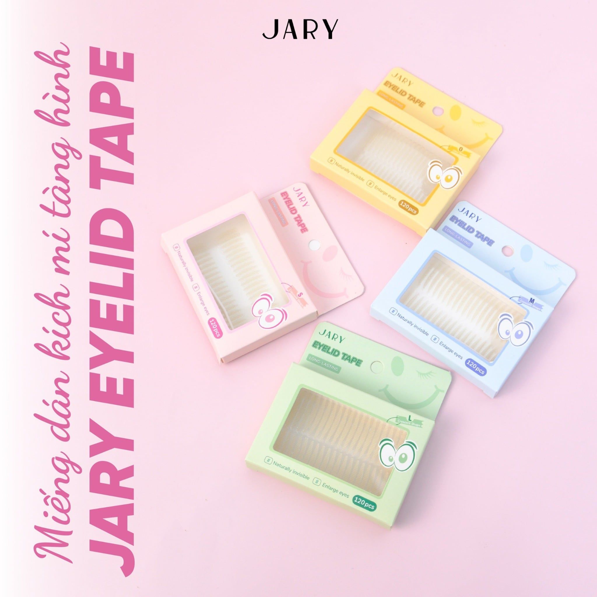 MIẾNG DÁN KÍCH MÍ TÀNG HÌNH JARY EYELID TAPE 120 MIẾNG - SIZE L