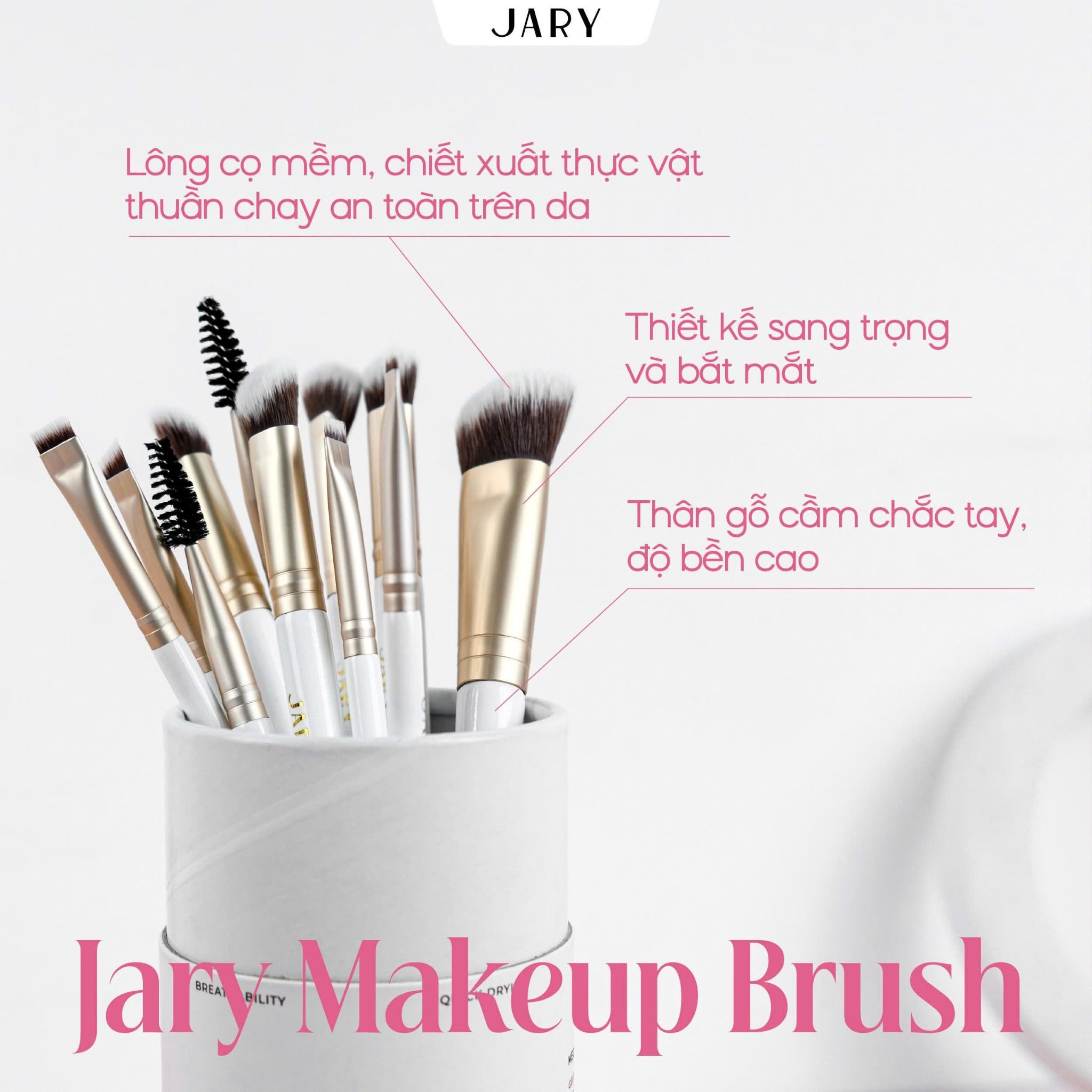 CỌ XOẮN CHẢI LÔNG MI VÀ MÀY JARY EYEBROW AND EYELASH BRUSH - J17