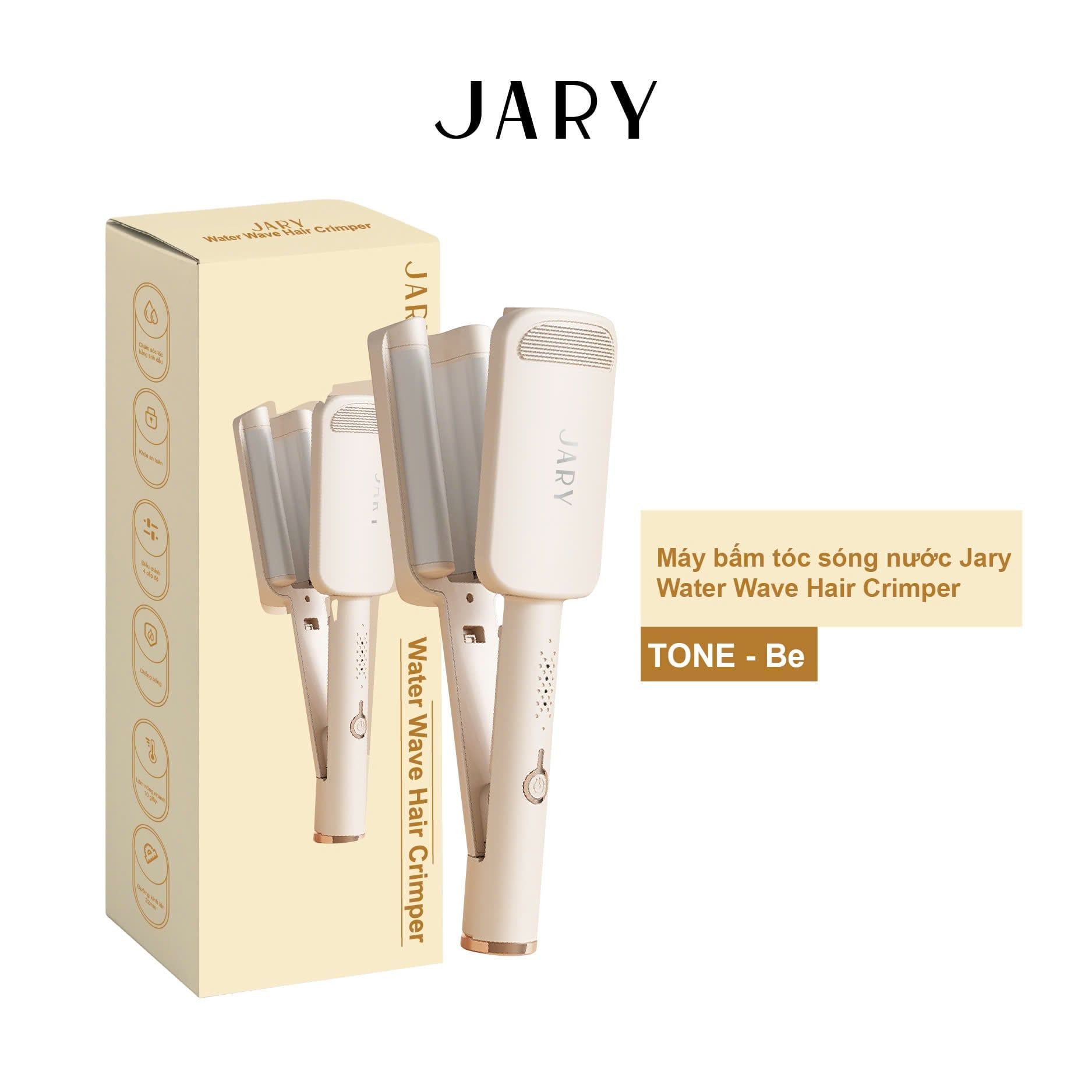MÁY BẤM TÓC SÓNG NƯỚC JARY WATER WAVE HAIR CRIMPER - TONE BE