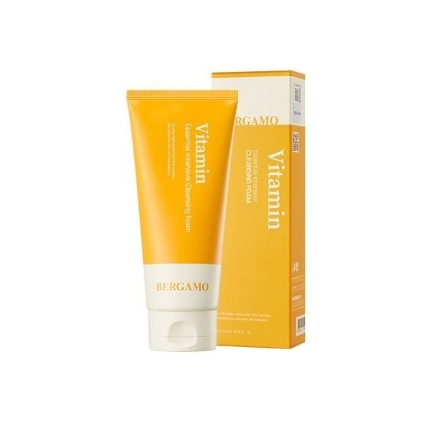 SỮA RỬA MẶT VITAMIN SÁNG DA BERGAMO INTENSIVE VITAMIN CLEANSING FOAM 120ML