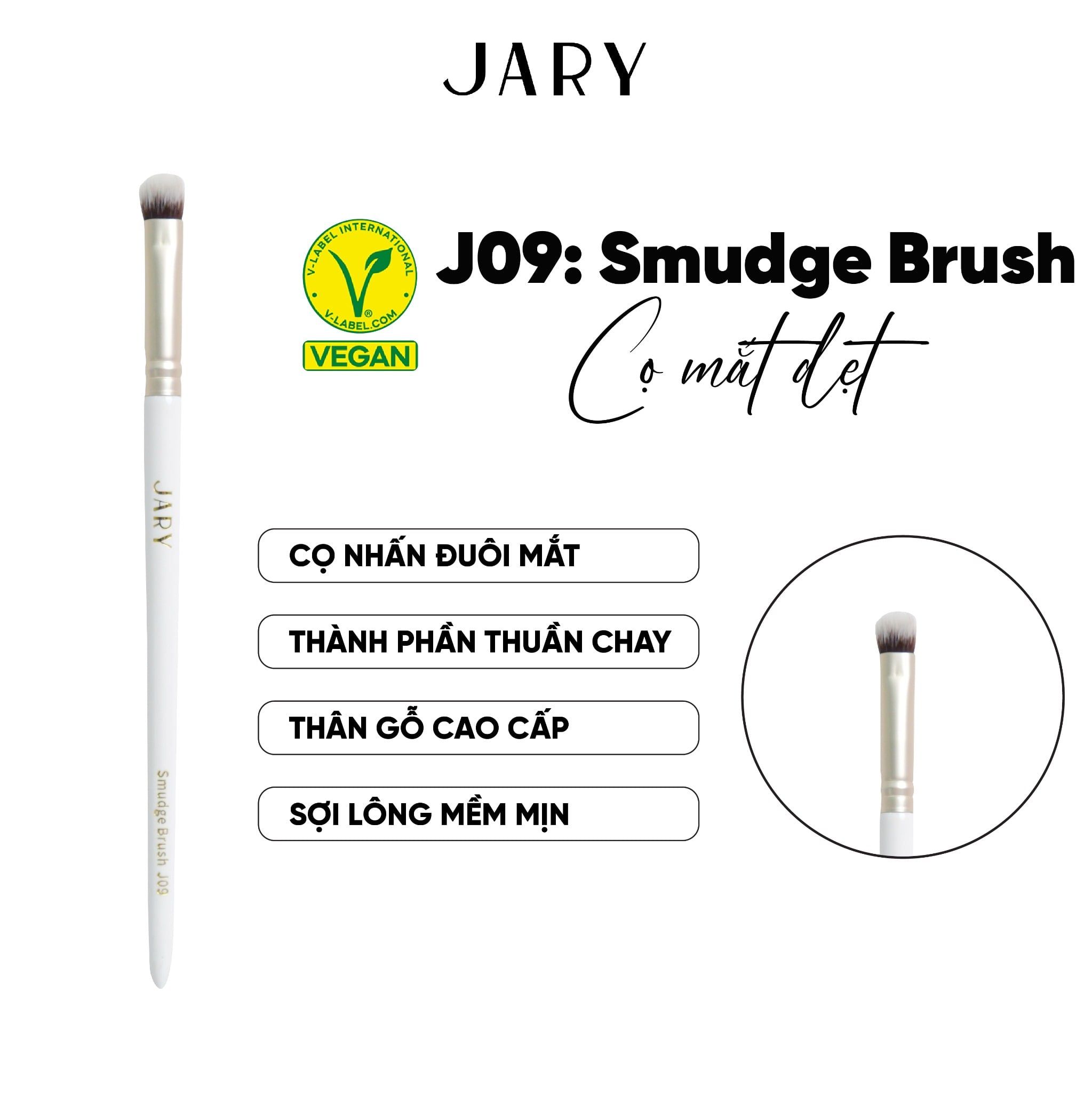 CỌ MẮT DẸT JARY SMUDGE BRUSH J09