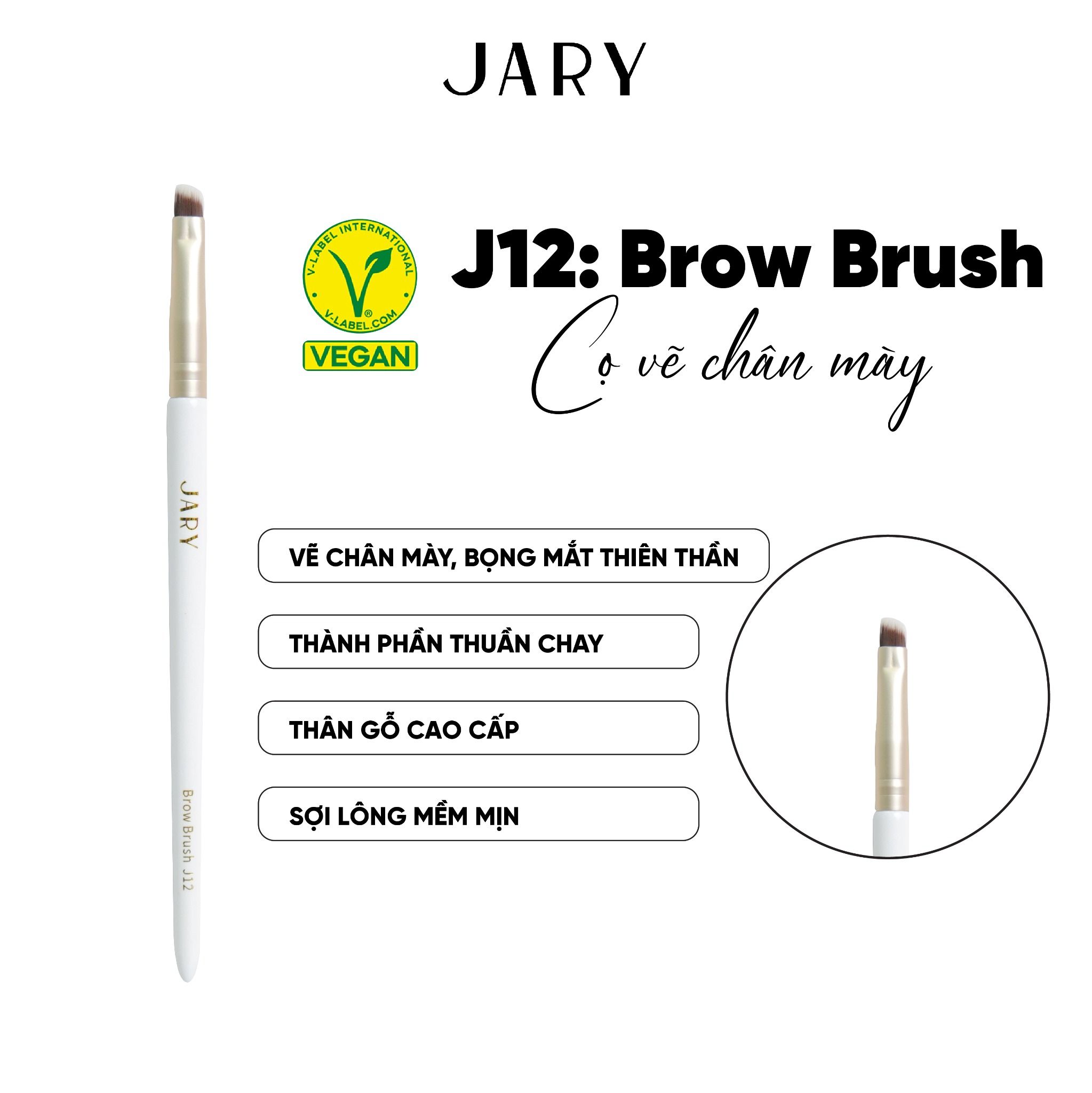 CỌ VẼ CHÂN MÀY JARY BROW BRUSH J12