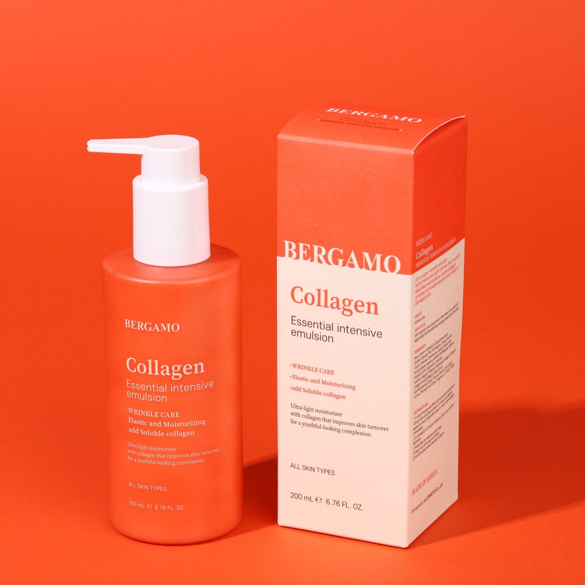 SỮA DƯỠNG DA CHỐNG LÃO HÓA BERGAMO COLLAGEN ESSENTIAL INTENSIVE EMULSION 200ML