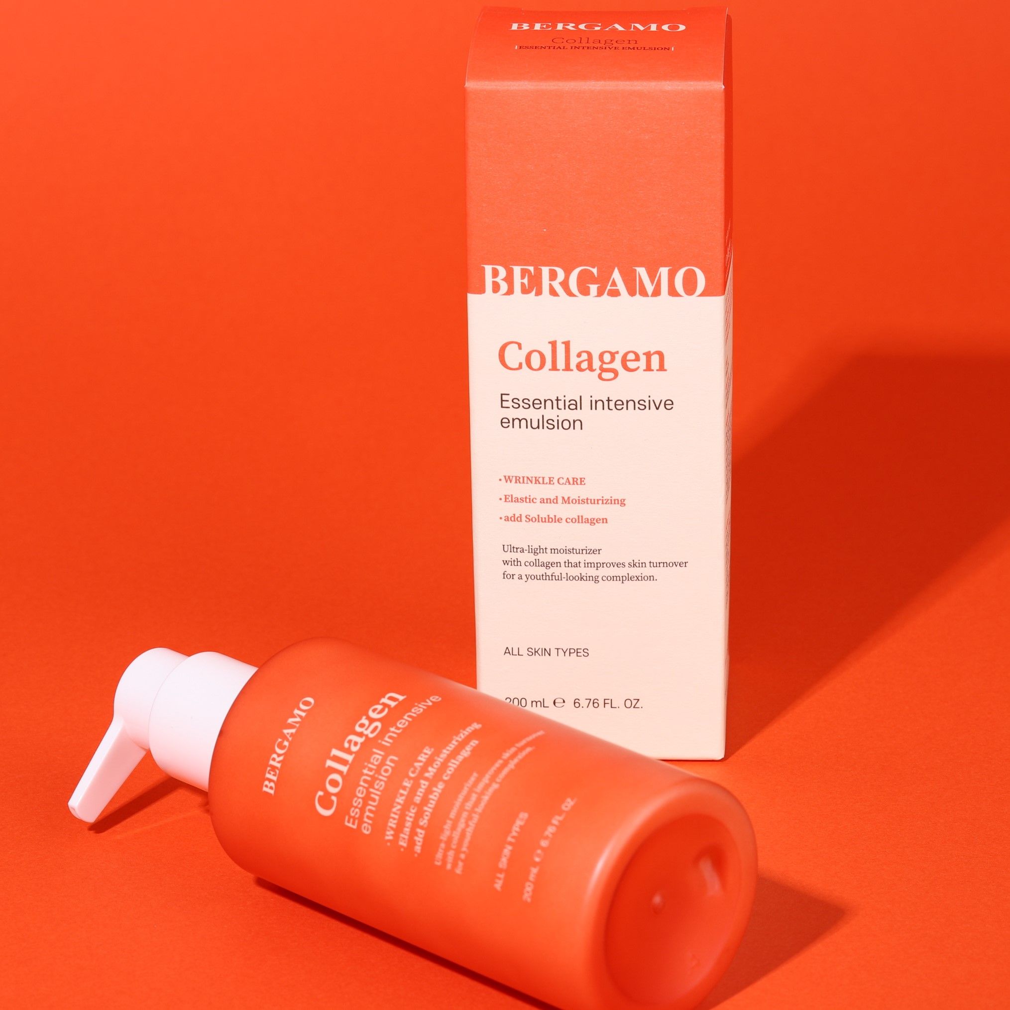 SỮA DƯỠNG DA CHỐNG LÃO HÓA BERGAMO COLLAGEN ESSENTIAL INTENSIVE EMULSION 200ML