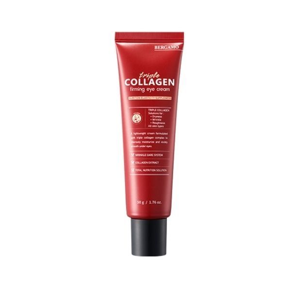KEM DƯỠNG MẮT COLLAGEN SĂN CHẮC BERGAMO TRIPLE COLLAGEN FIRMING EYE CREAM 50G