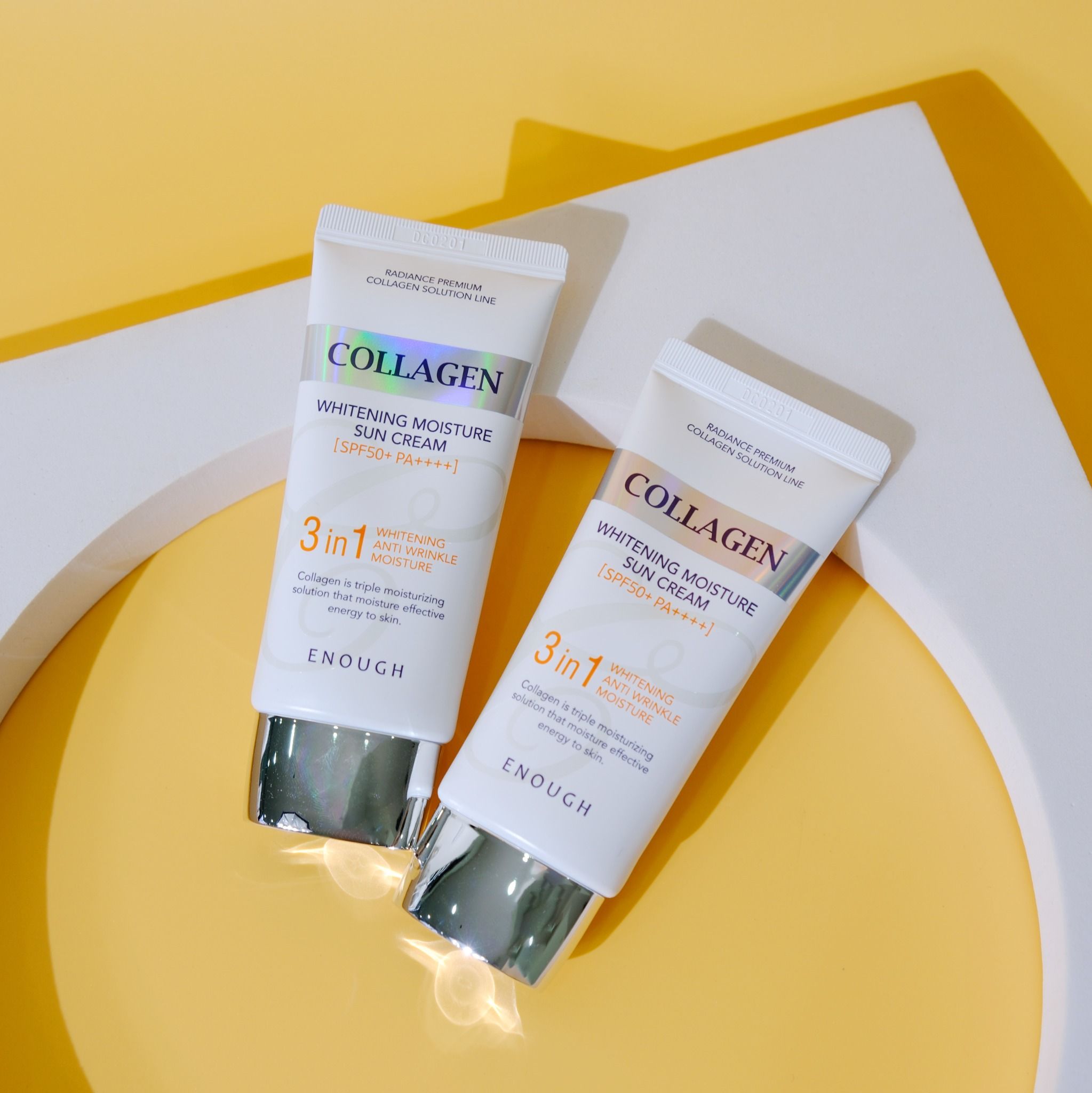 KEM CHỐNG NẮNG COLLAGEN 3IN1 ENOUGH COLLAGEN WHITENING MOISTURE SUN CREAM 50ML