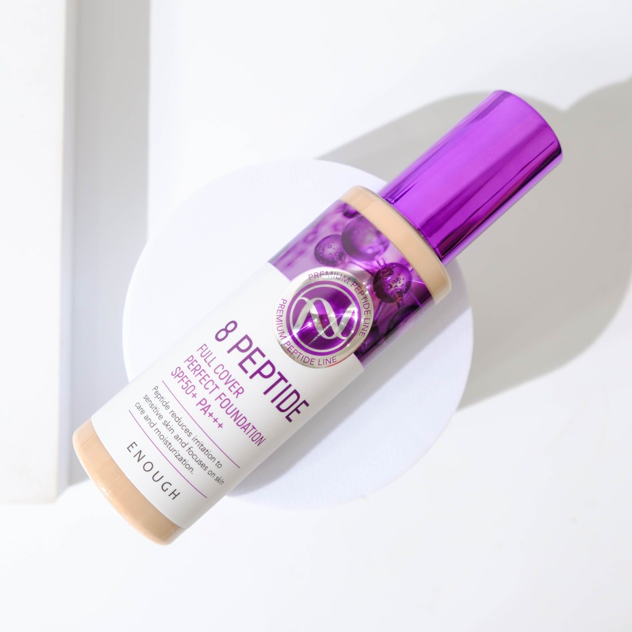 KEM NỀN PEPTIDE CAO CẤP ENOUGH PREMIUM 8 PEPTIDE FULL COVER PERFECT FOUNDATION 100ML