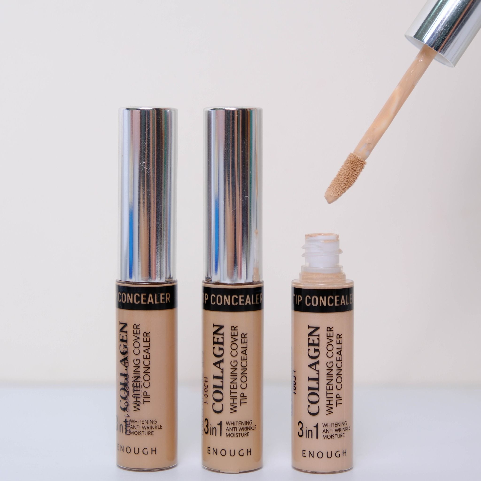 THANH CHE KHUYẾT ĐIỂM LÀM SÁNG DA COLLAGEN 3IN1 ENOUGH COLLAGEN WHITENING COVER TIP CONCEALER