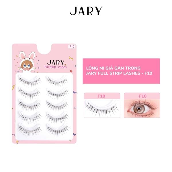 LÔNG MI GIẢ GÂN TRONG JARY FULL STRIP LASHES - F10